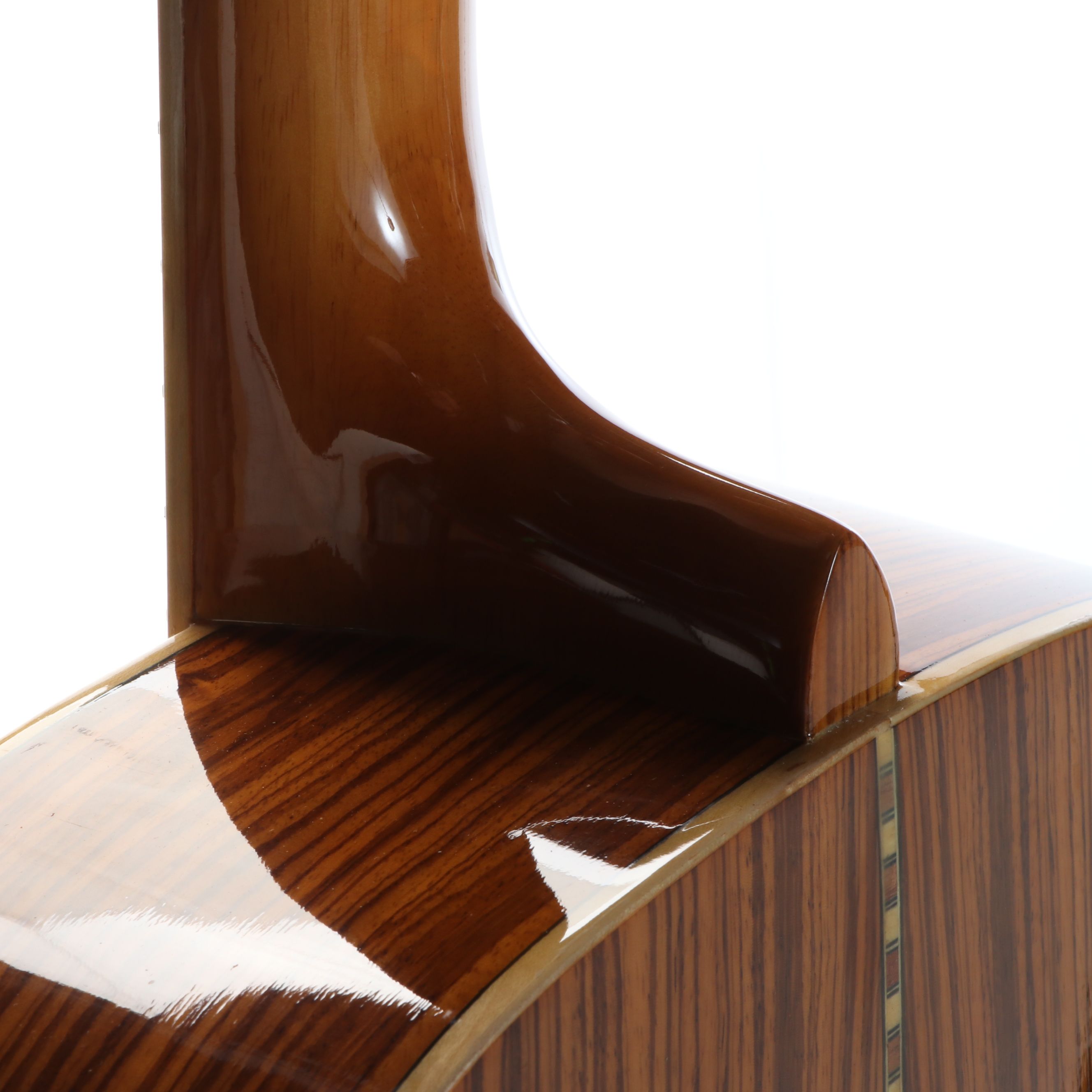 Carlo Robelli 12-String Zebrawood Acoustic Guitar, Mid to Late 20th Century