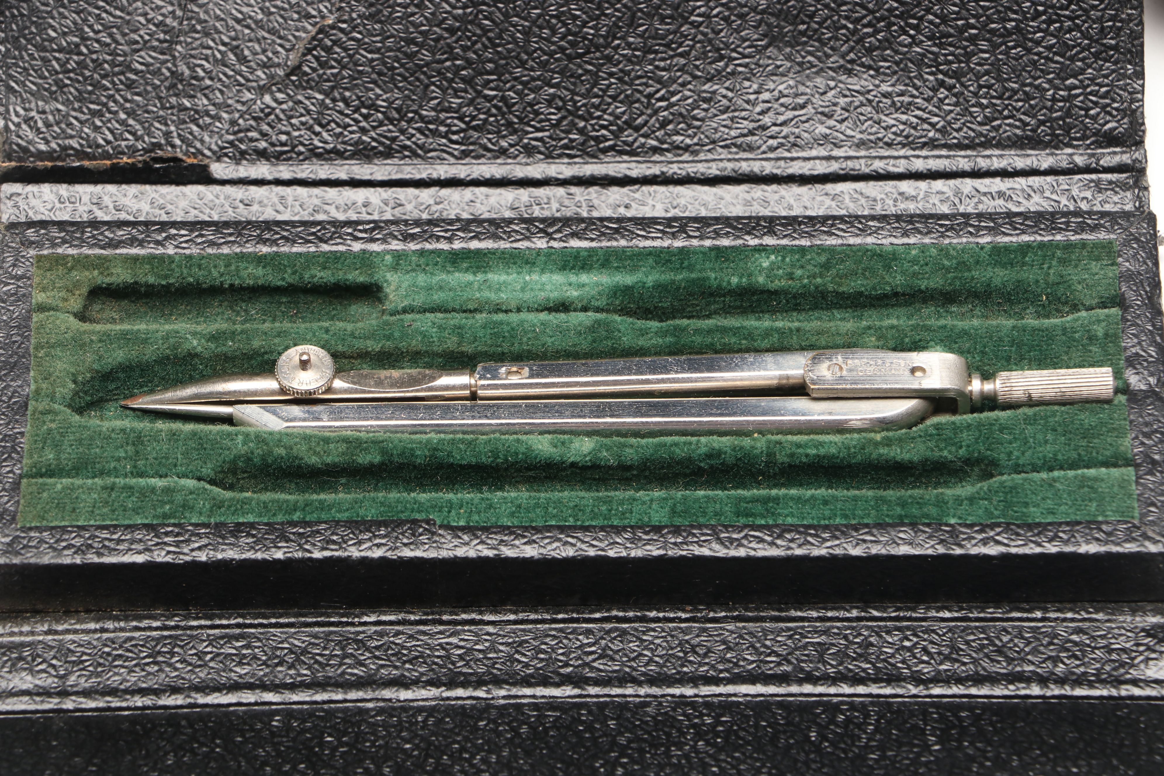 Drafting Supplies, Slide Rule and More Tools, Early to Mid-20th Century