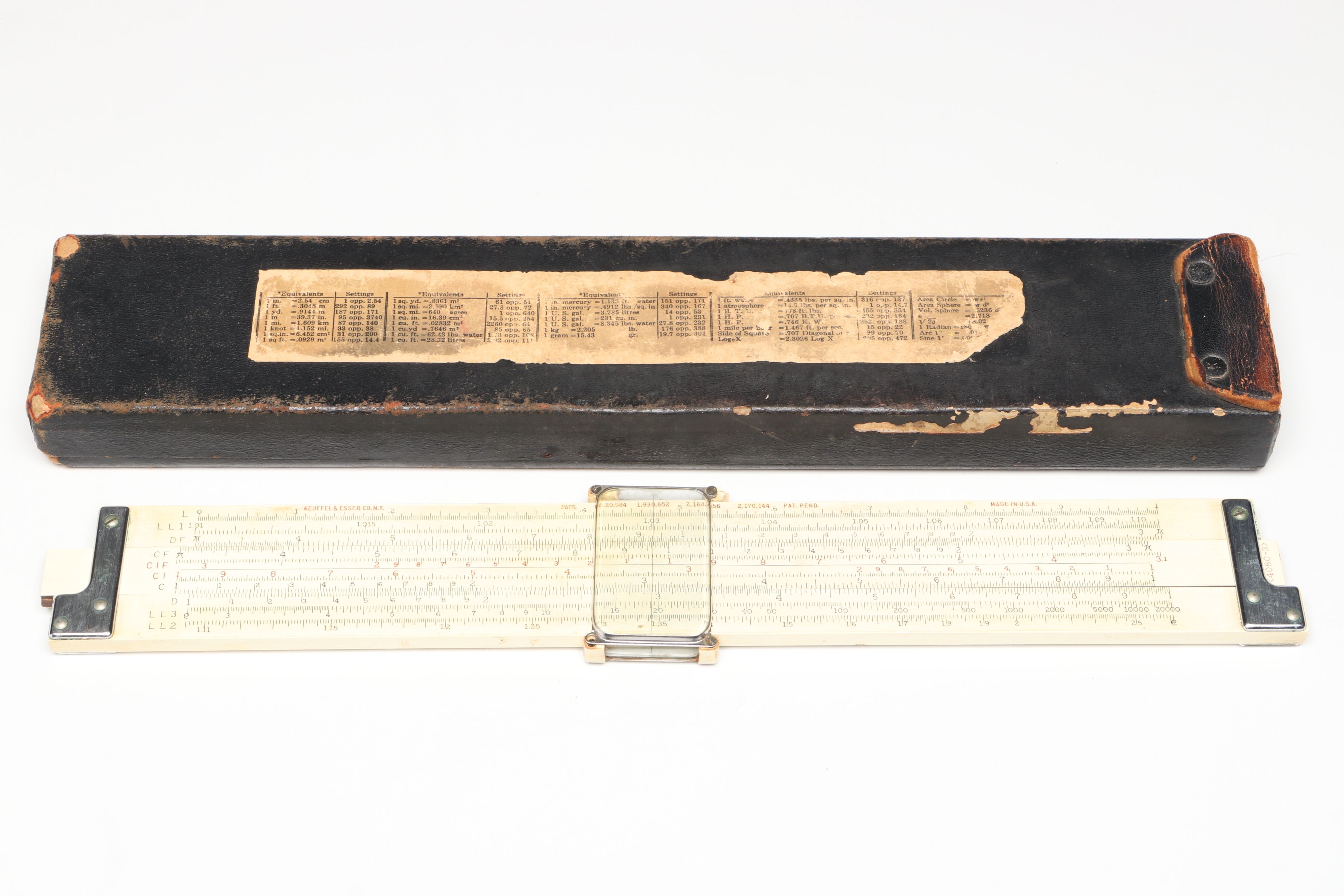 Drafting Supplies, Slide Rule and More Tools, Early to Mid-20th Century