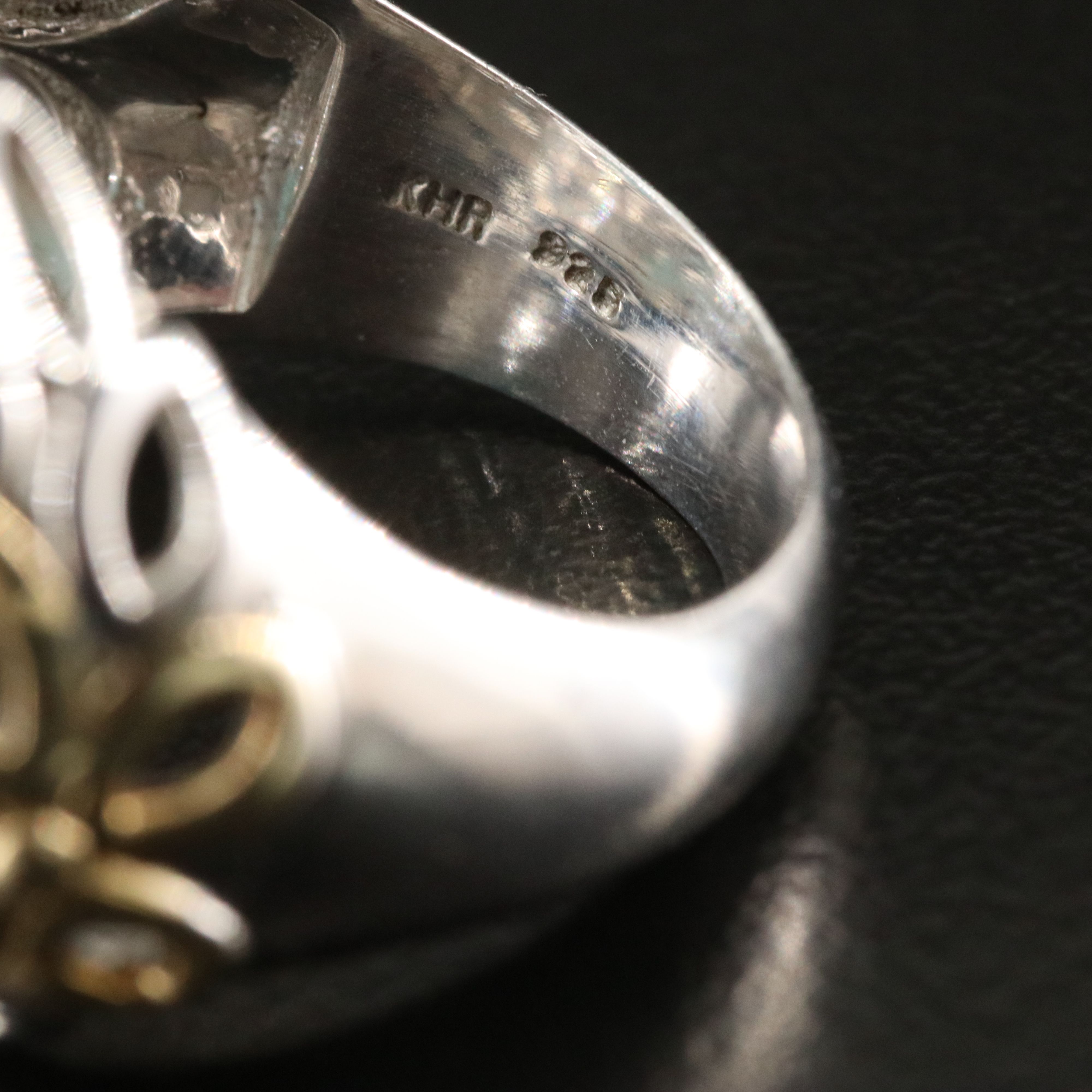 Sterling Larimar Ring