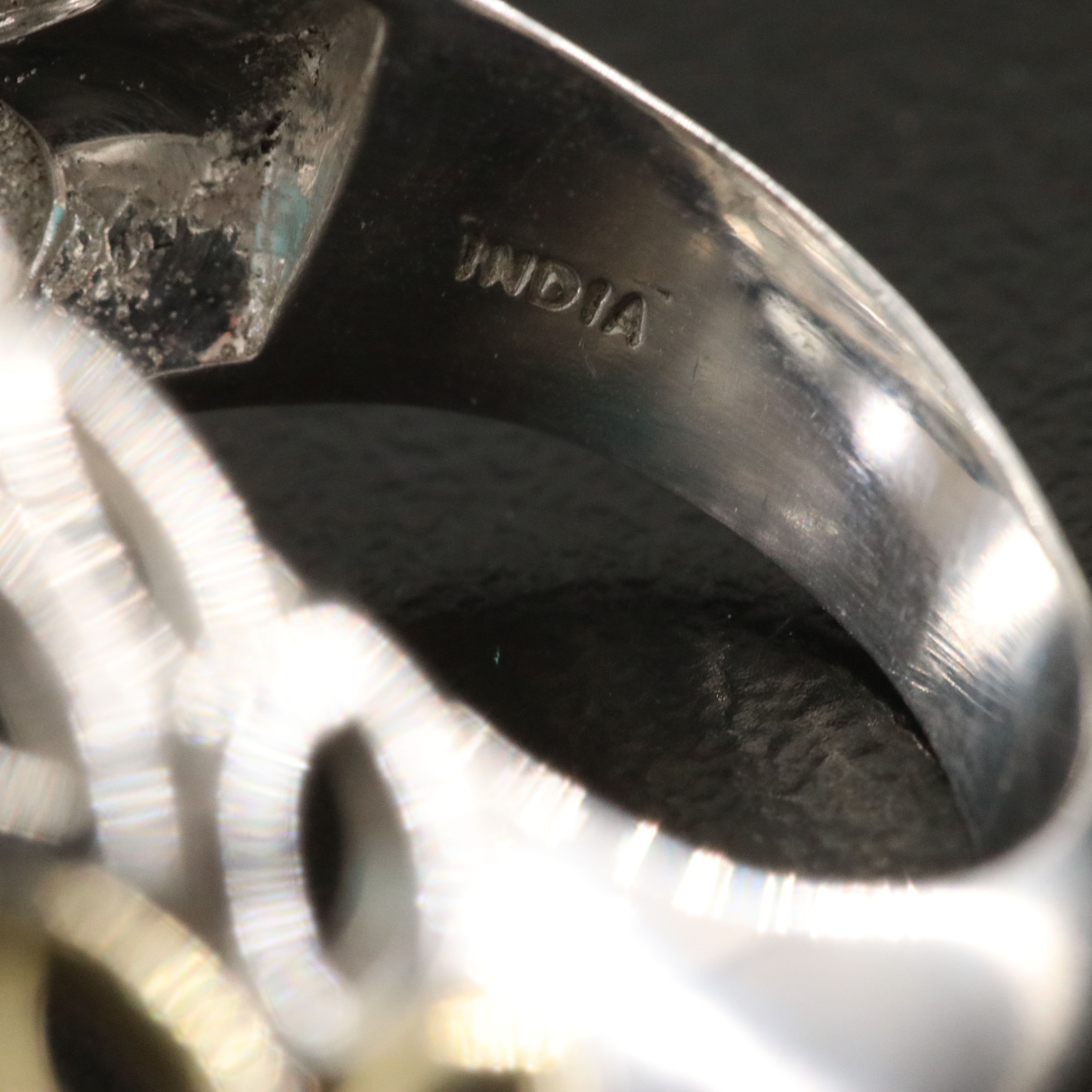 Sterling Larimar Ring