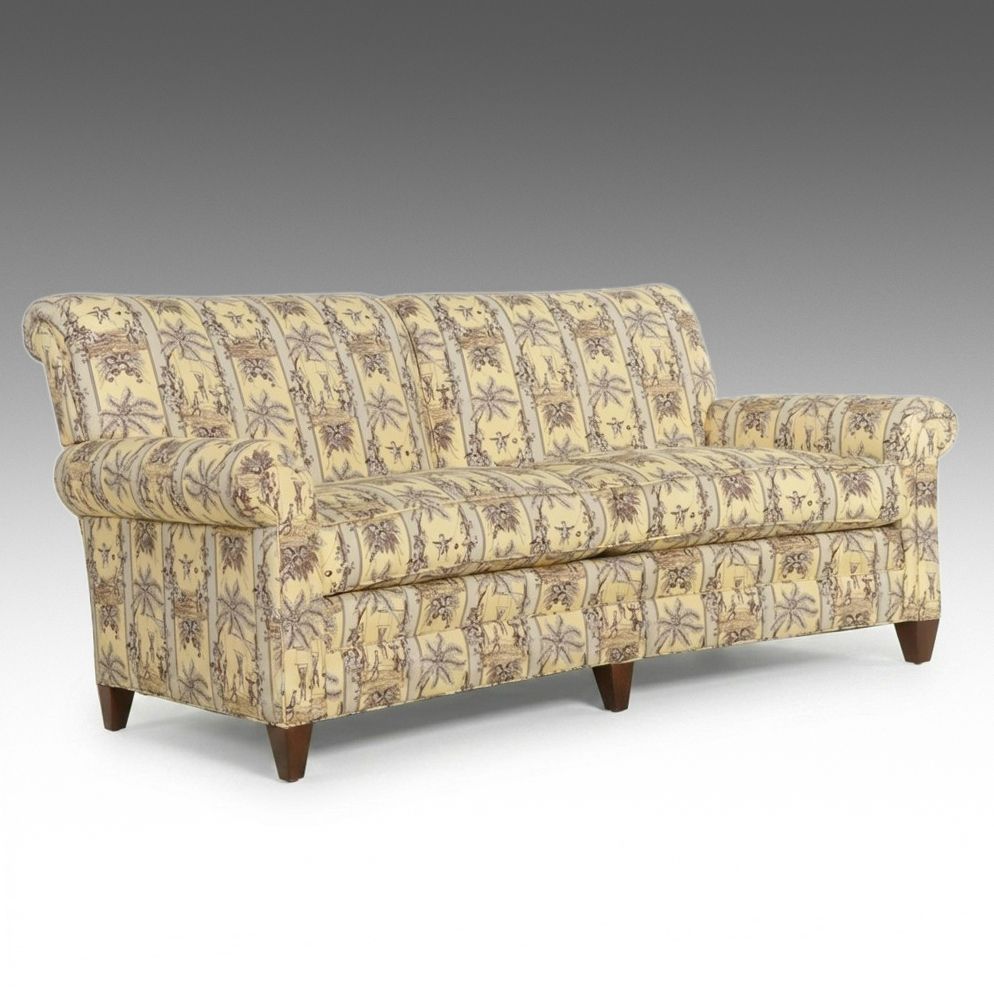 Pearson Custom Upholstered Curved Sofa, 21st Century