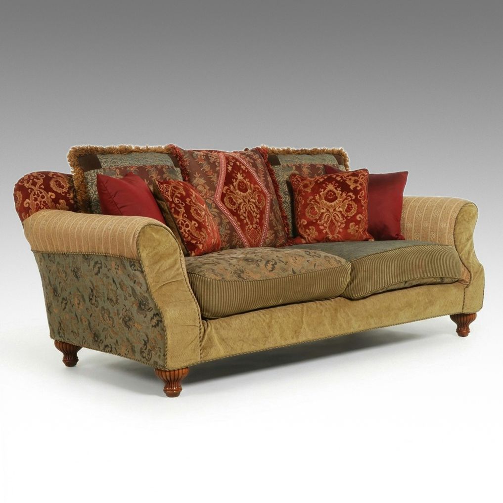 Contemporary Eclectic Upholstered Sofa