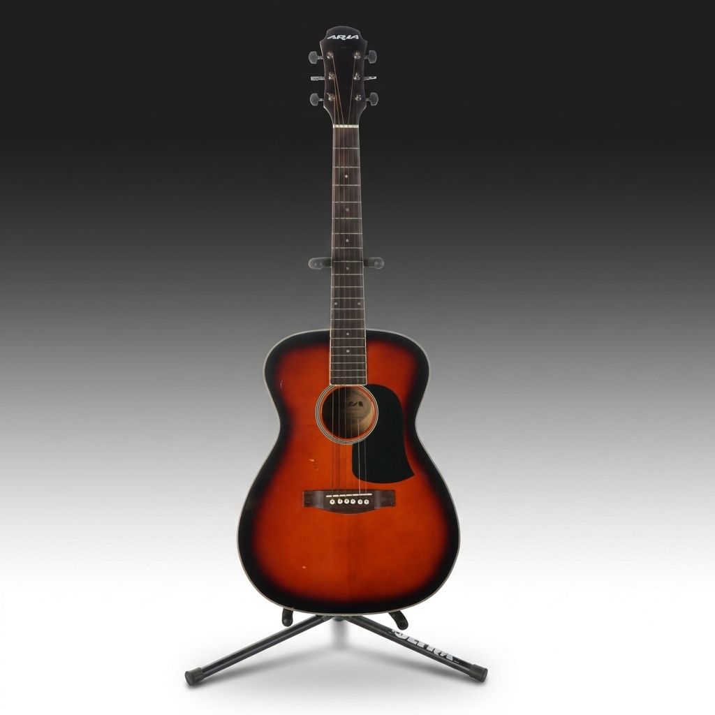 Aria AF-20 3/4 BS Compact Folk Acoustic Guitar