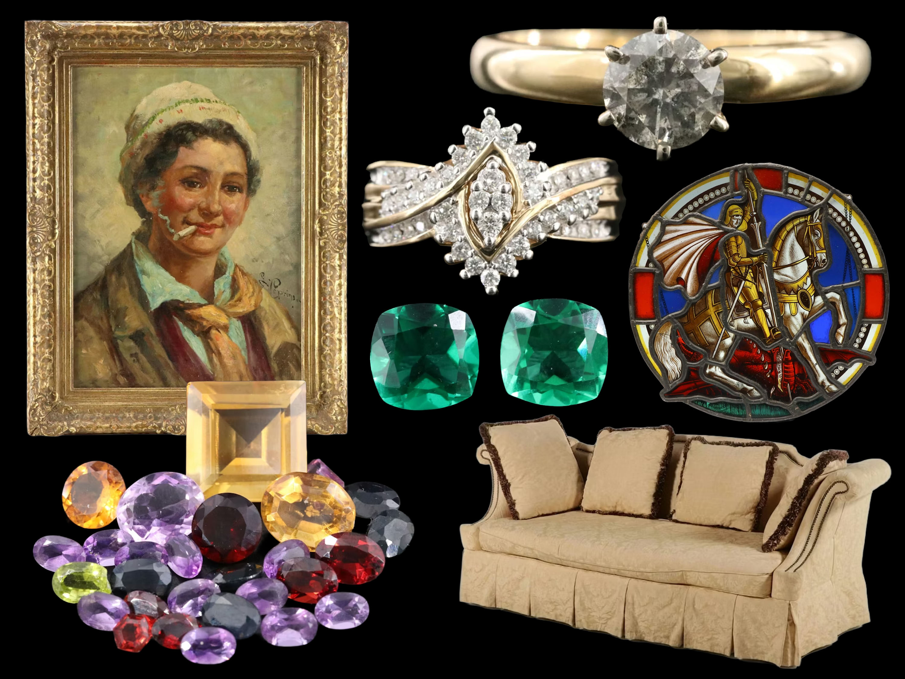 Fine Furniture, Art, Jewelry, Silver, Crystal & Decorative Accessories