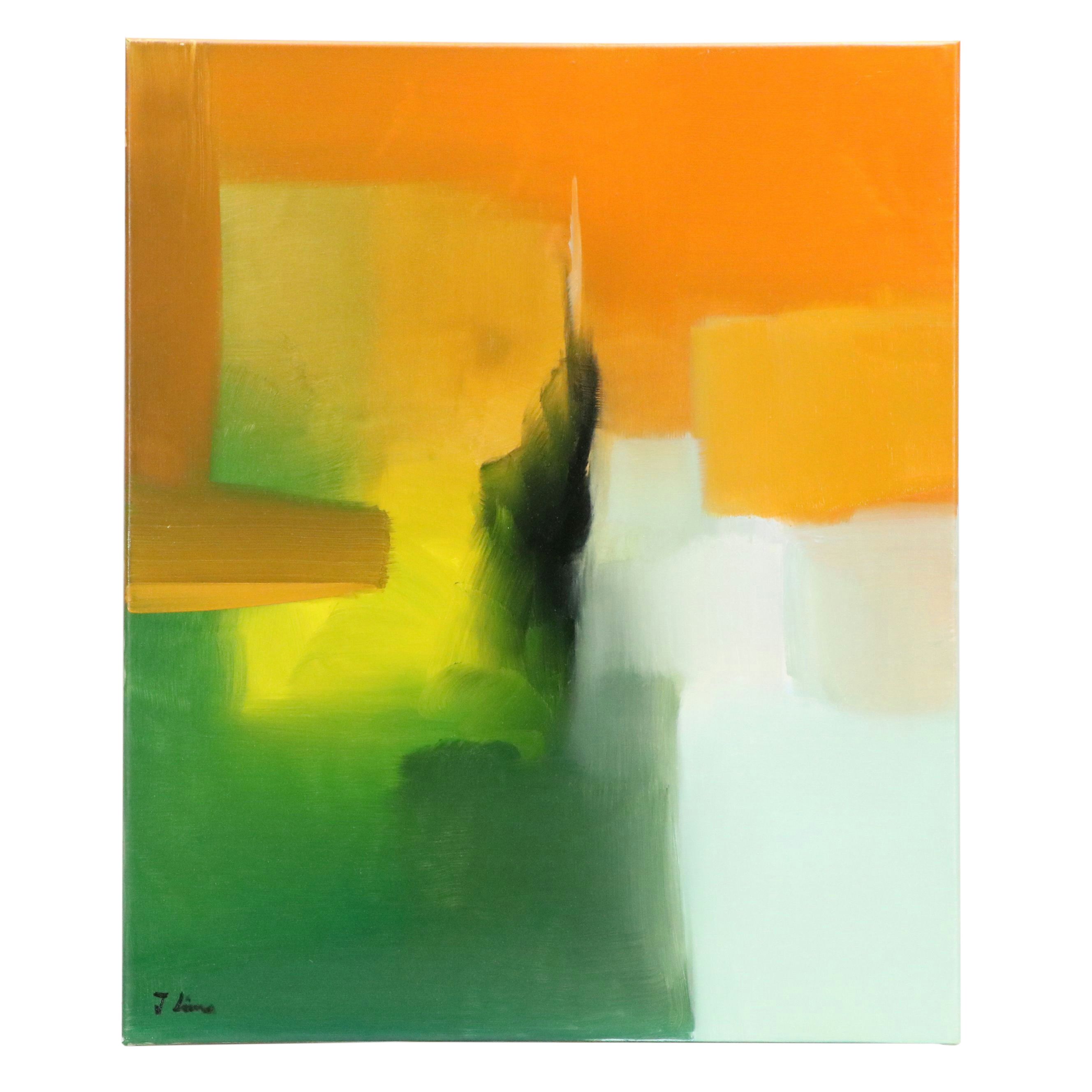 José M. Lima Abstract Oil Painting, 2026