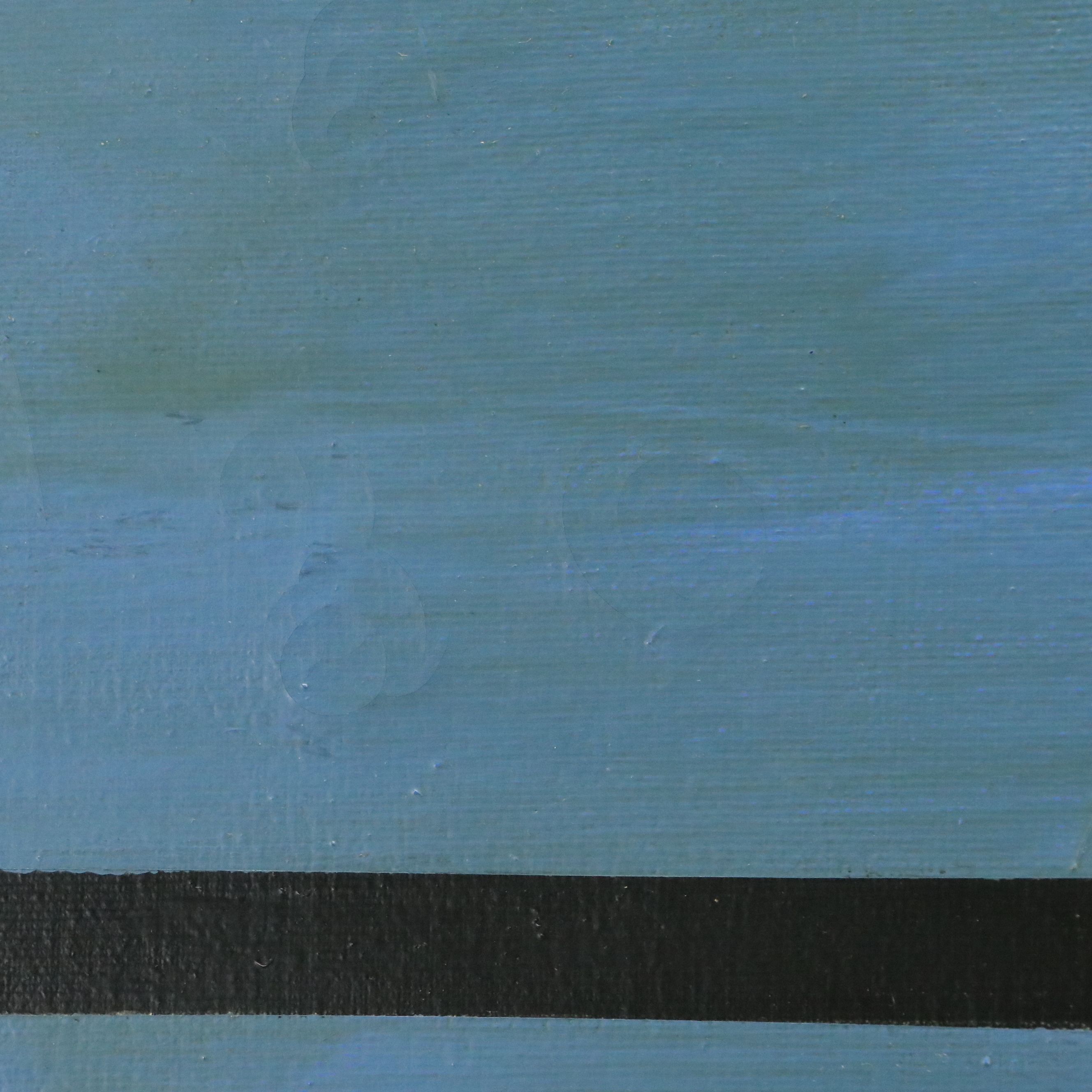 Geometric Abstract Oil Painting, Late 20th Century