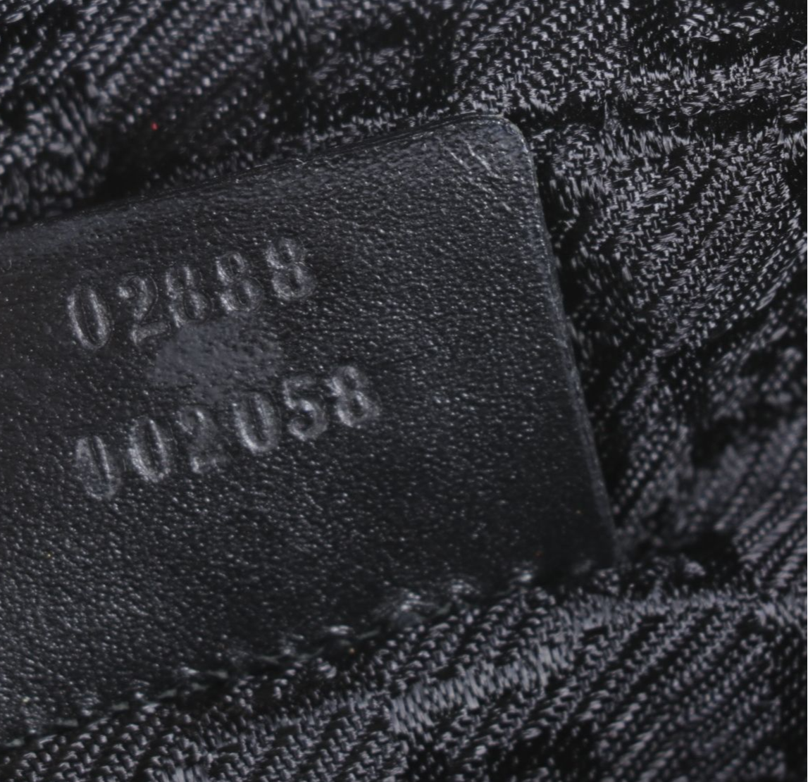 Gucci Black Nylon Canvas Toiletry Zip Pouch