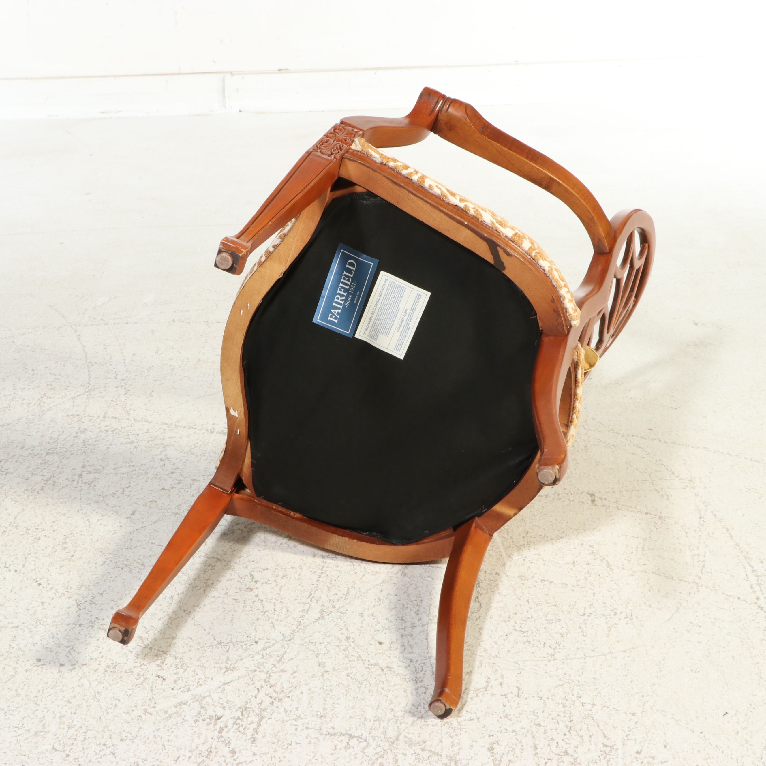 Pair of Fairfield Chair Co. Hepplewhite Style Wheel-Back Armchairs, Late 20th C.