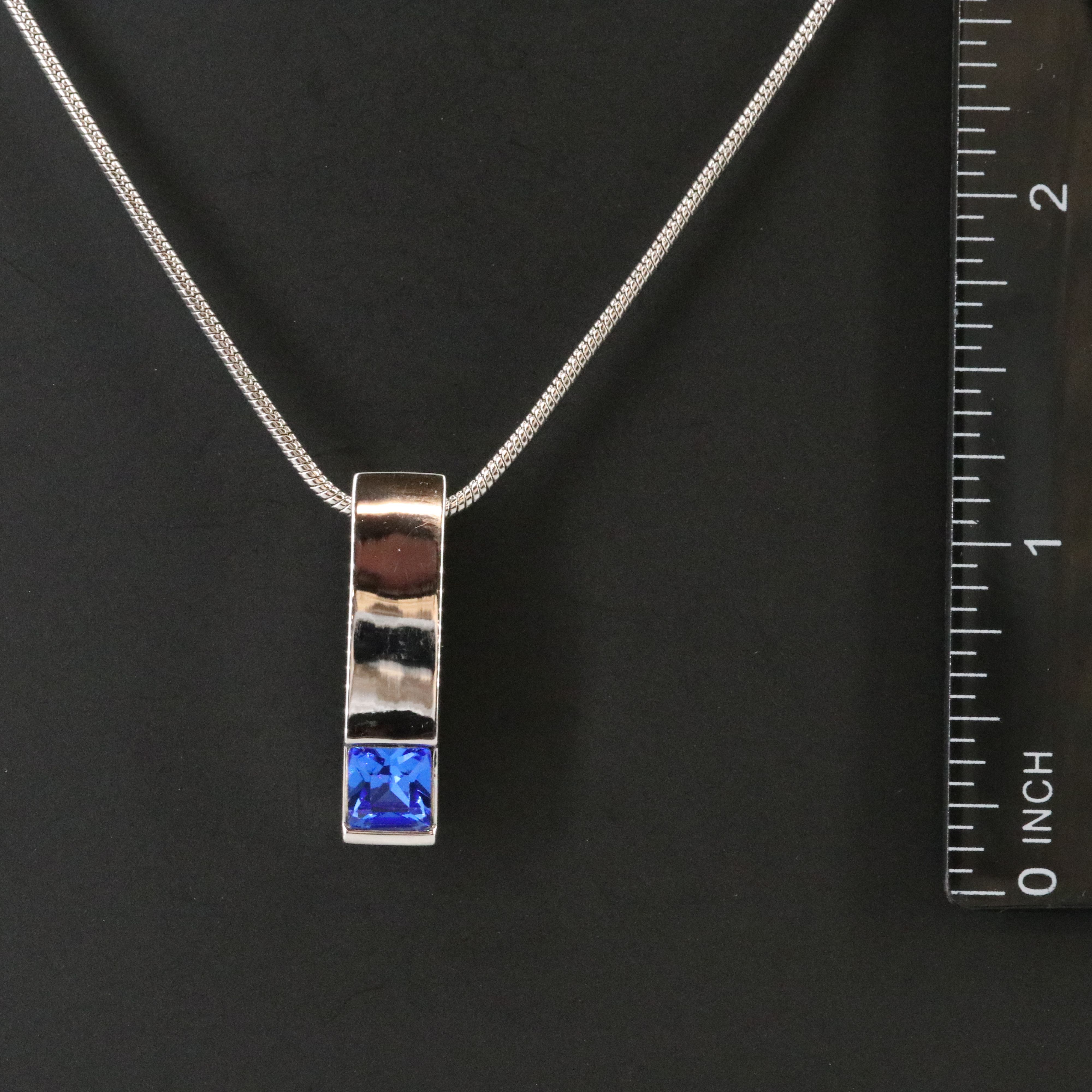 Rhinestone Pendant Necklace