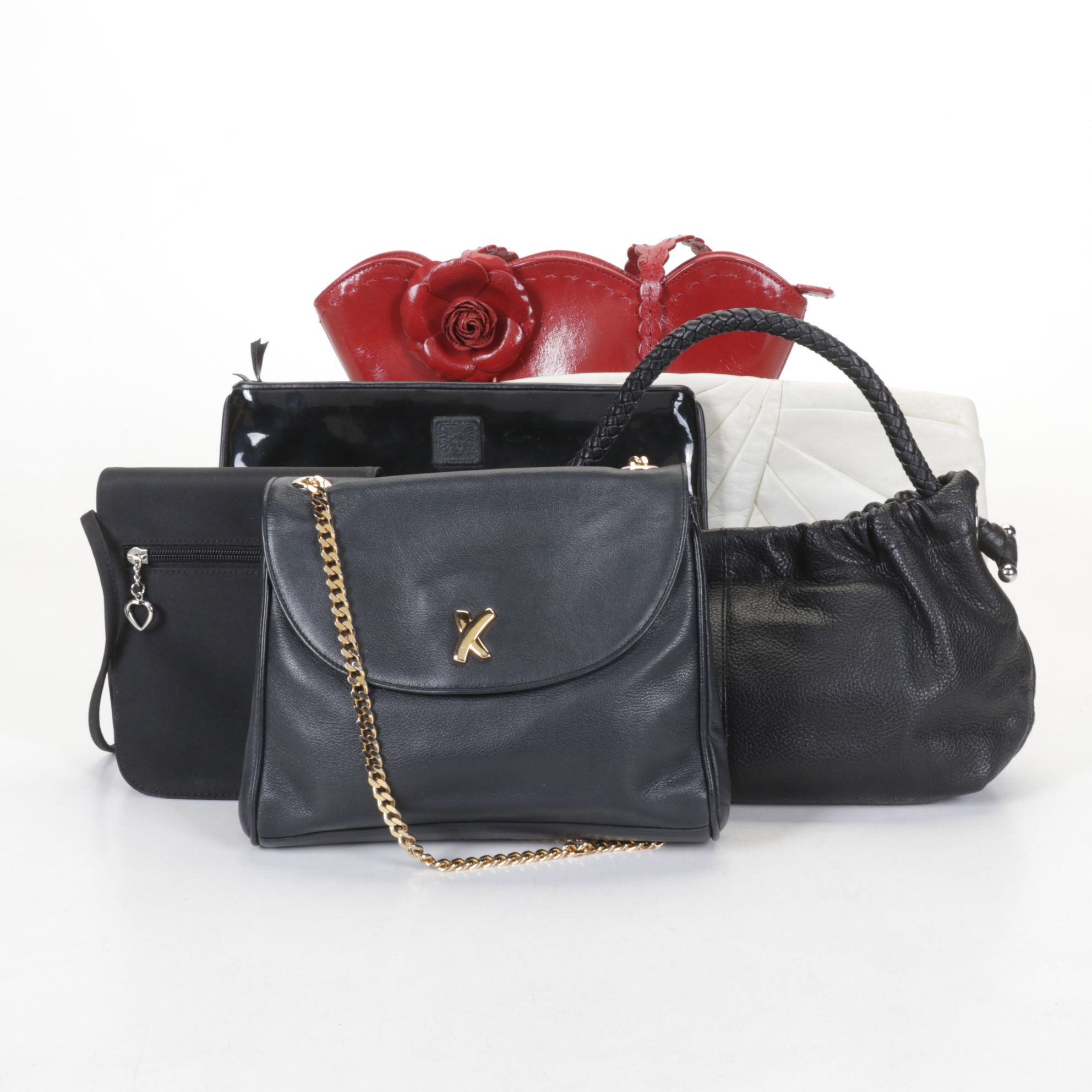 Anne Klein, Paloma Picasso, Elliott Lucca and Inge Sport Clutches and Handbags