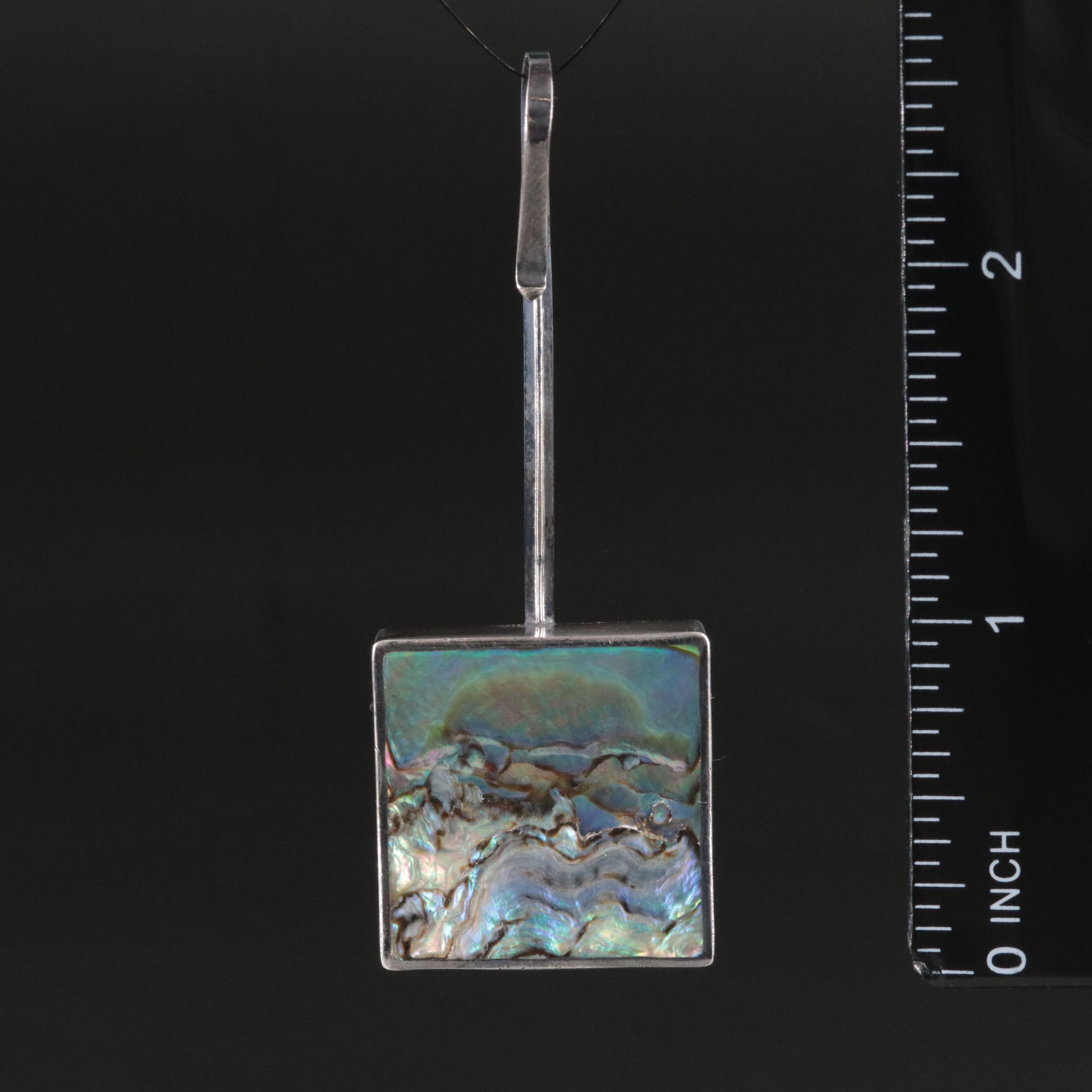 Palle Bisgaard Sterling Abalone Enhancer Pendant