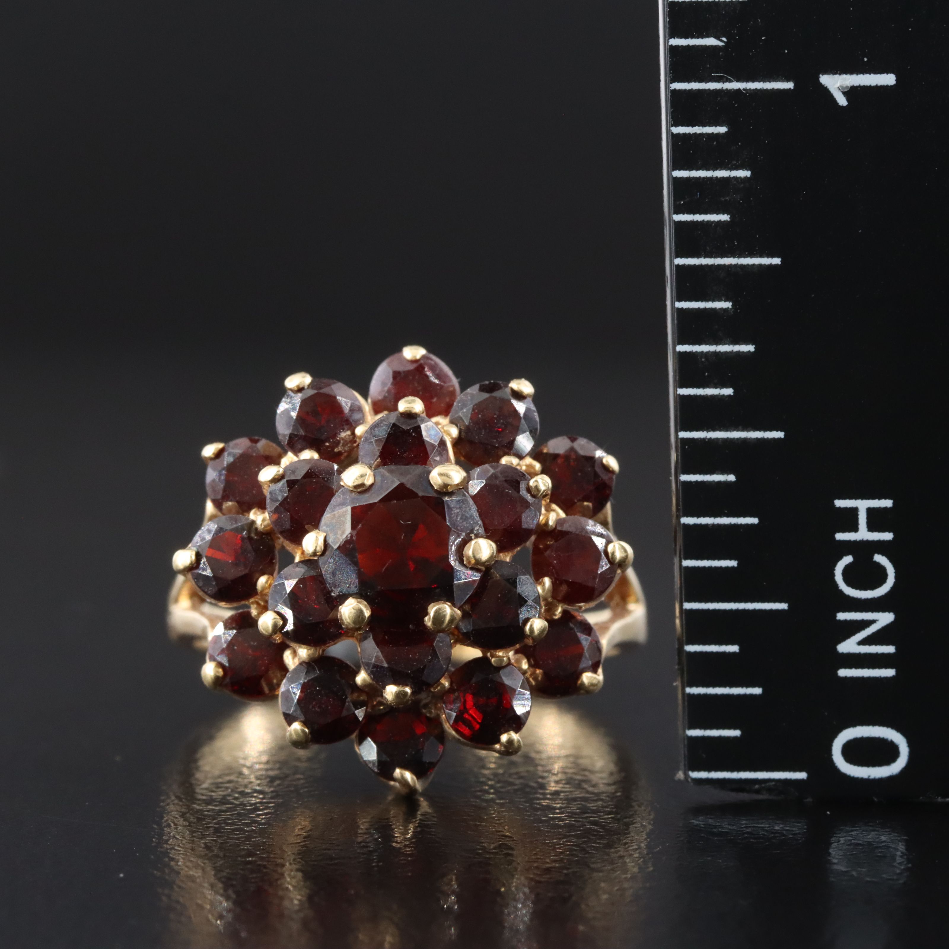14K Garnet Ring