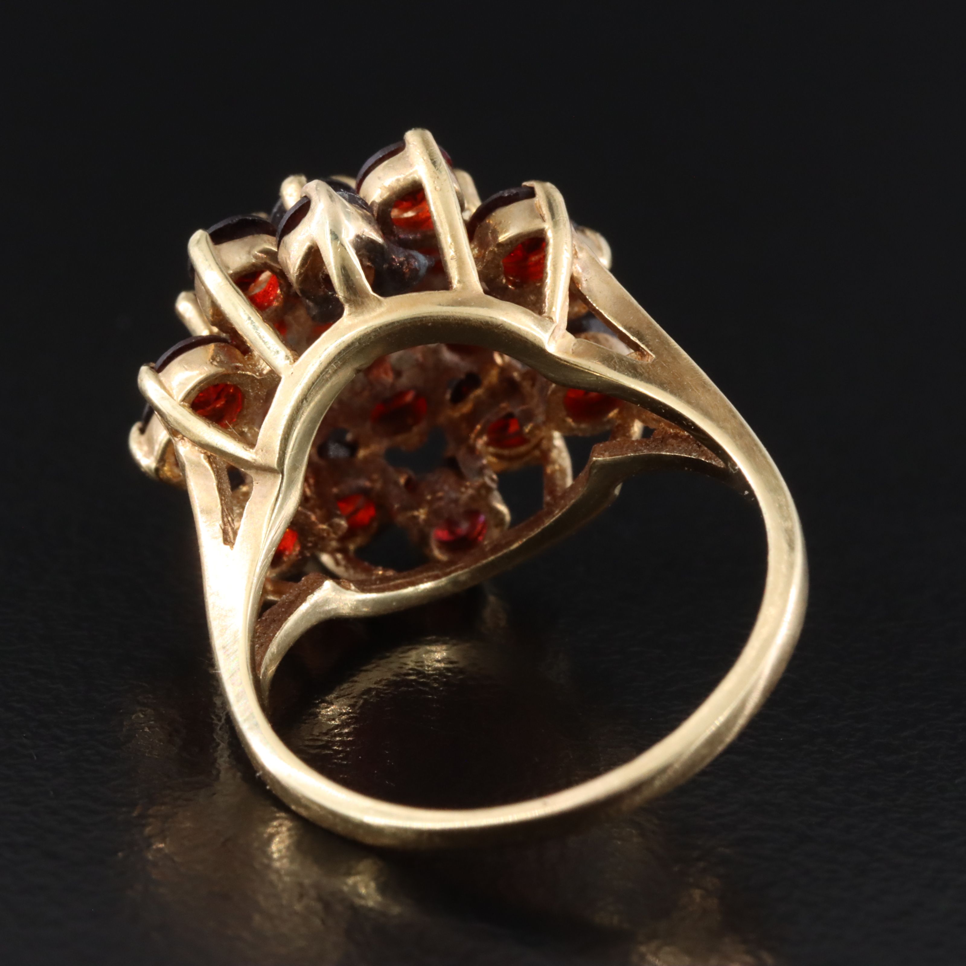 14K Garnet Ring