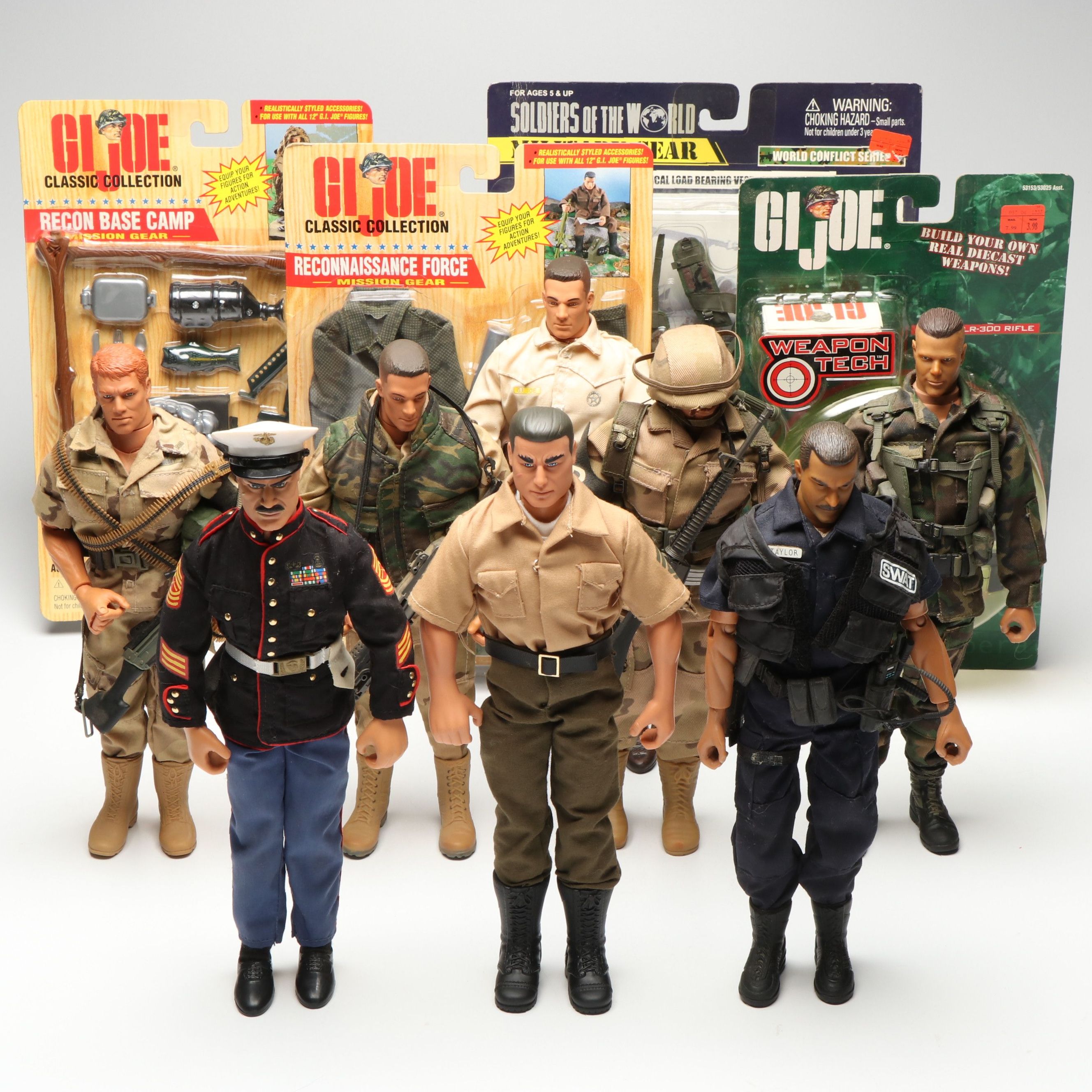 Hasbro G.I. Joe SWAT, Texas Ranger, and More Action Figures and Accessories
