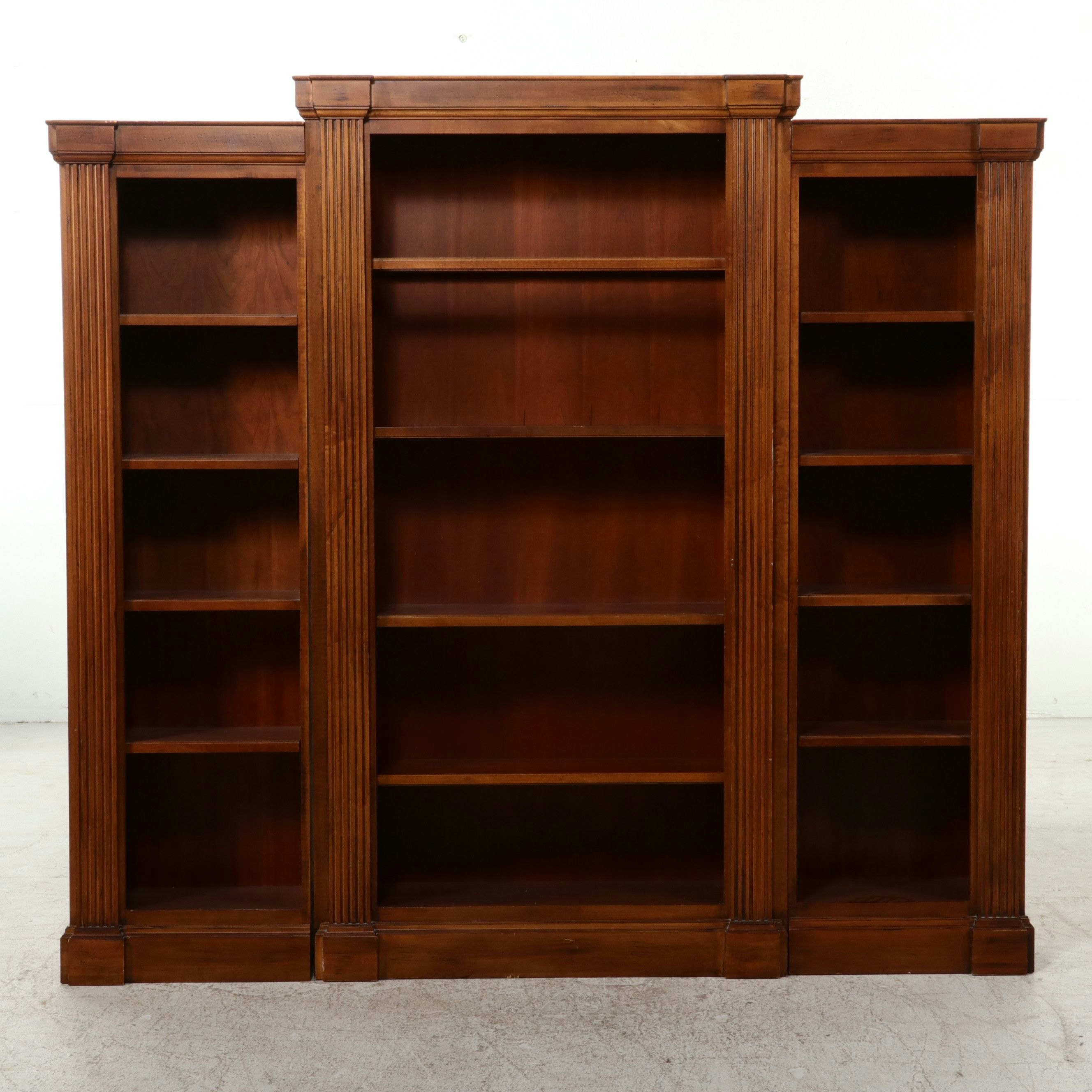 Hooker Furniture Neoclassical Style Three-Piece Modular Bookcase Set