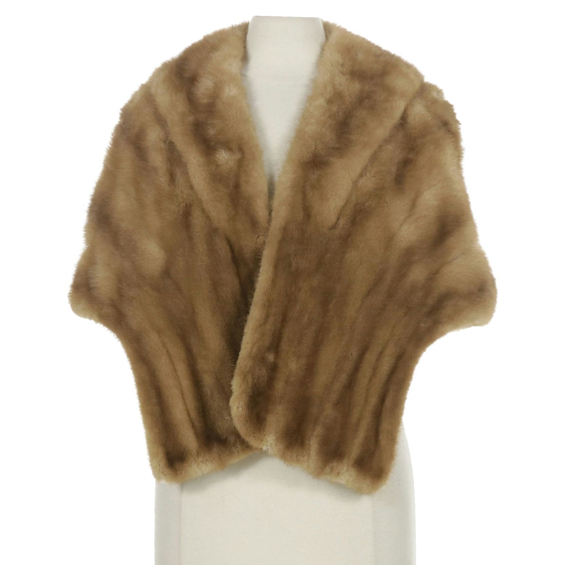 Juan de Cirota Beige Mink Fur Stole