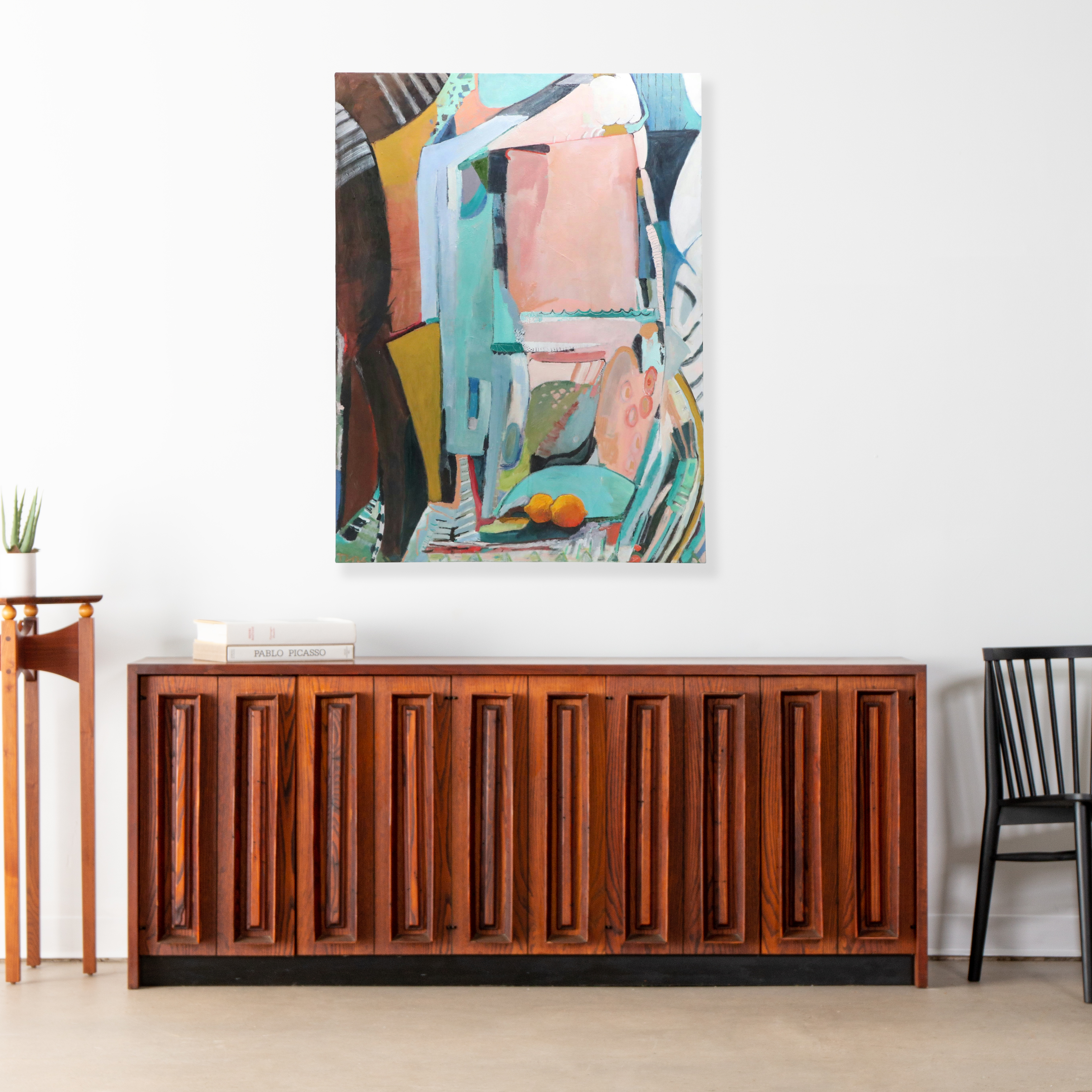 Trey Hoover Abstract Oil Painting "Lemons," 2026