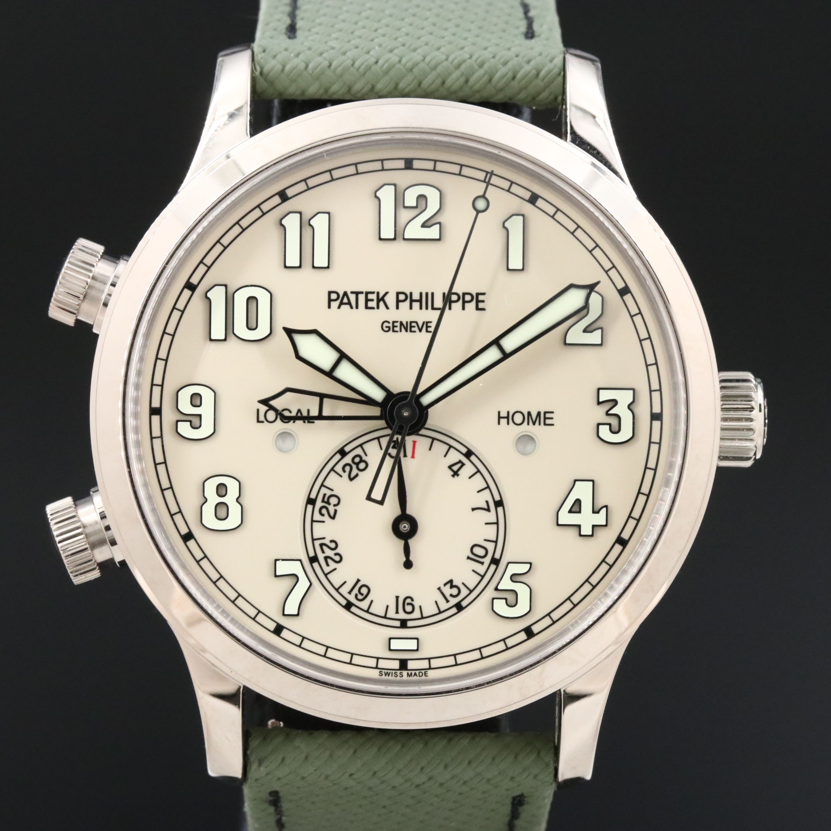 18K Patek Philippe Calatrava Pilot Travel Time 5524G-010 Watch c.2025