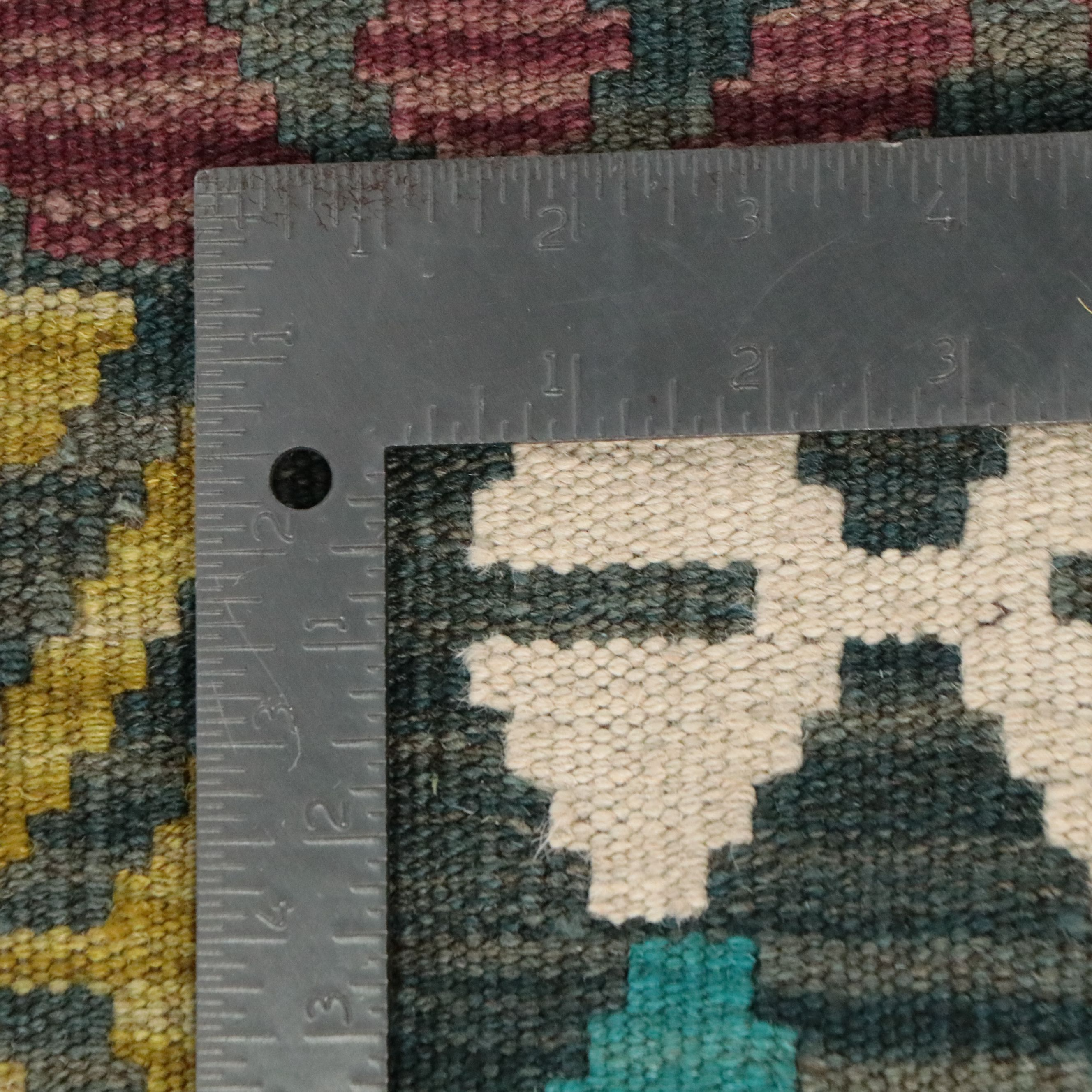 6'9 x 10'1 Handwoven Pakistani Kilim Area Rug