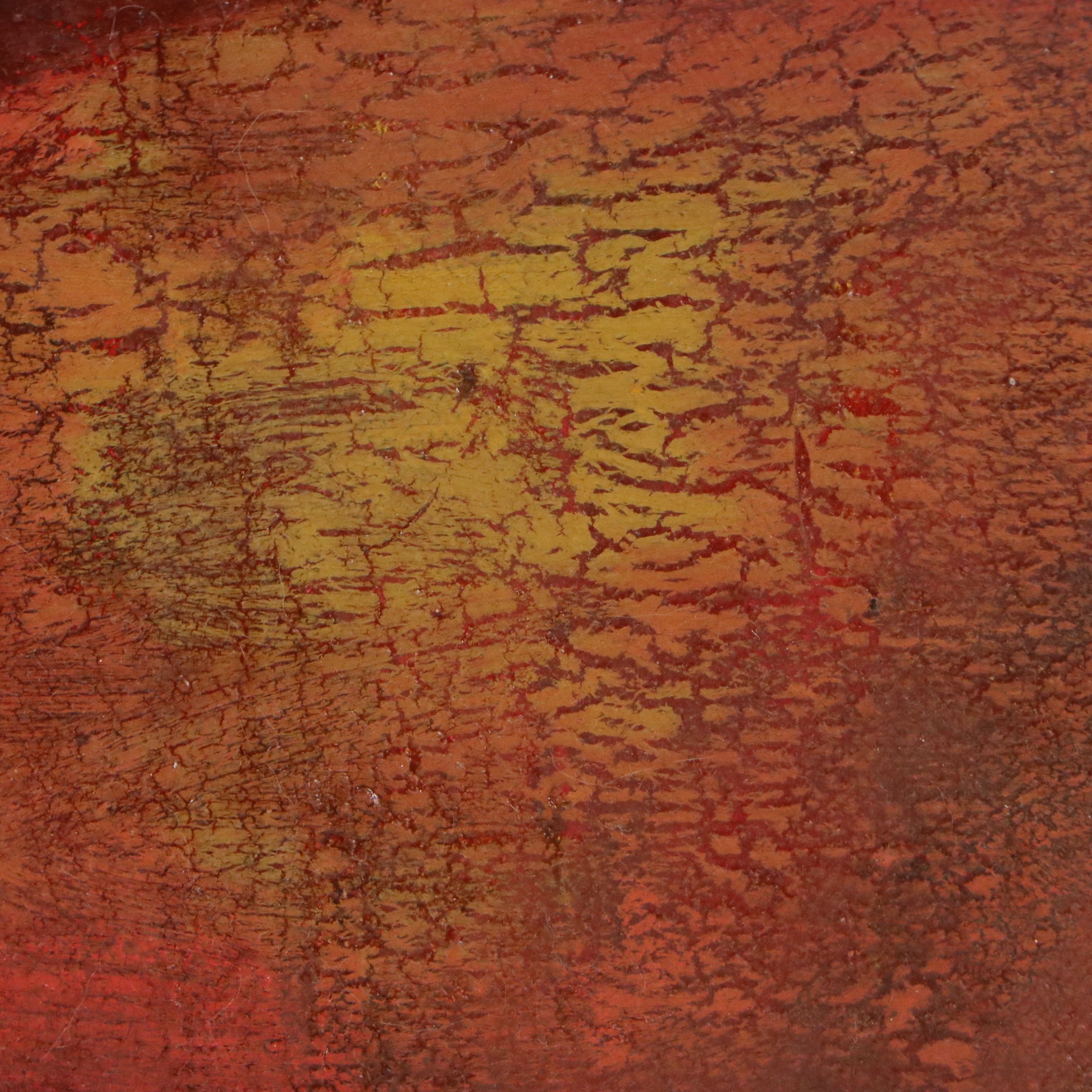 Oil Painting of Abstracted Pottery, Late 20th Century