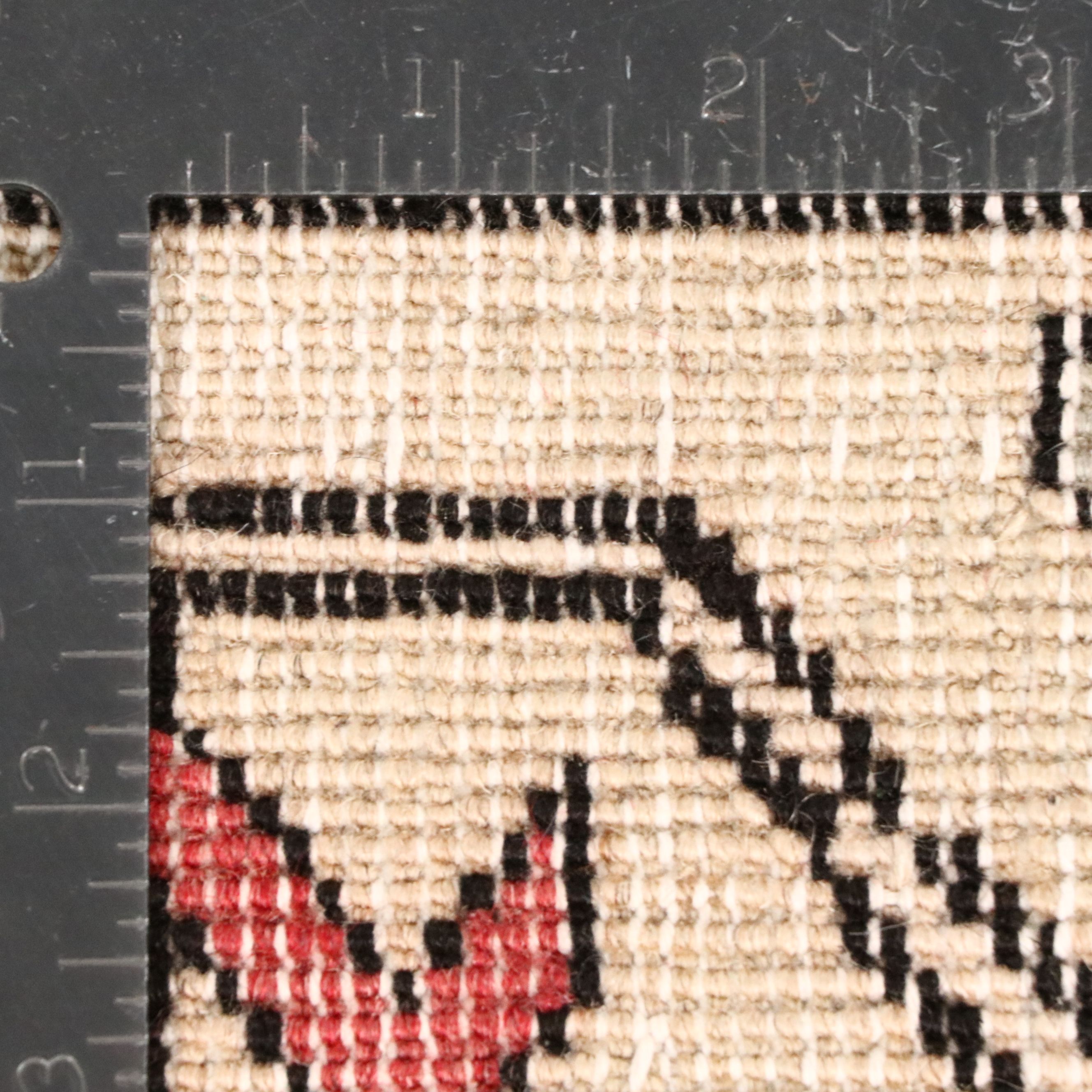 5' x 7'8 Hand-Knotted Turkish Milas Area Rug