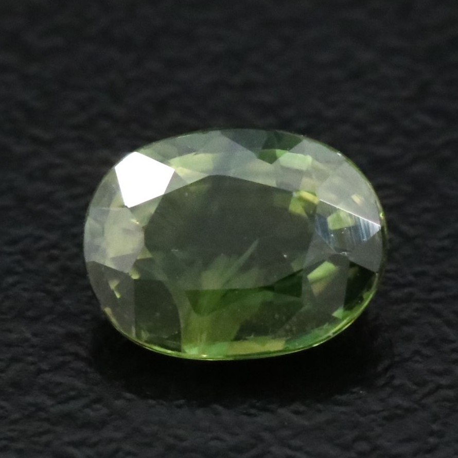 Loose 1.03 CT Green Sapphire