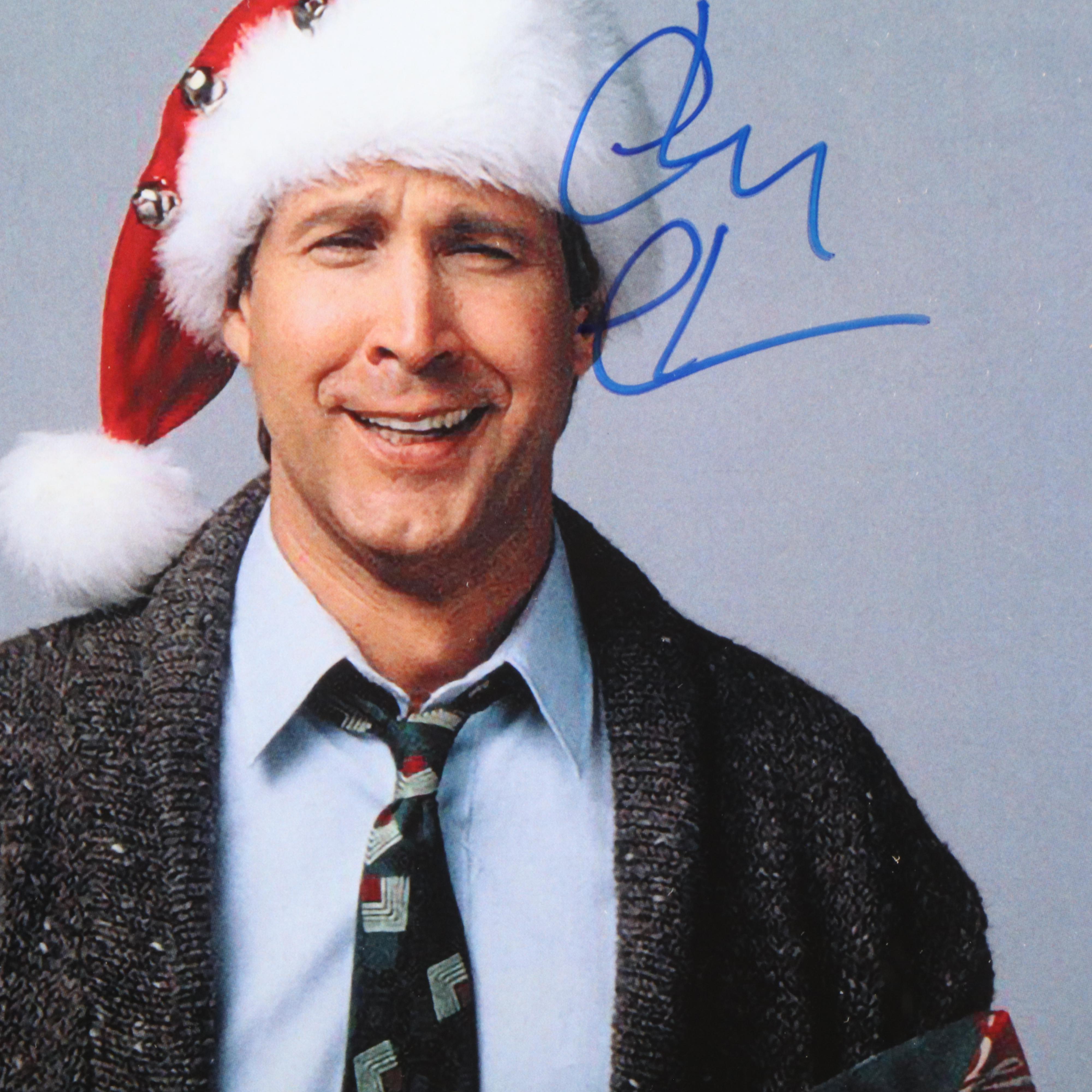Chevy Chase Signed “Christmas Vacation” Movie Print in Matted Frame, Beckett