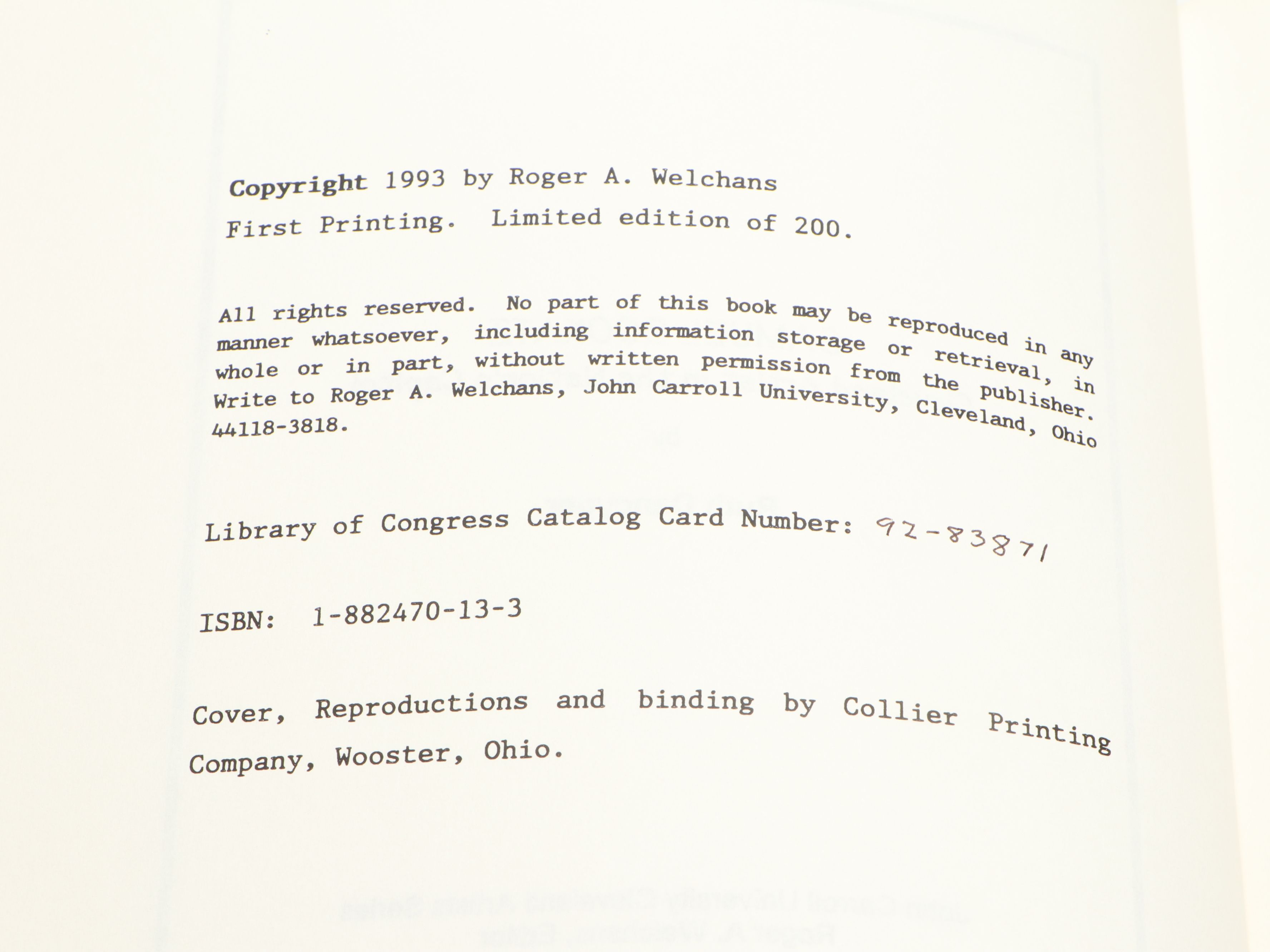 "Fine Arts in Cleveland" and More Art History Books and Museum Catalogs