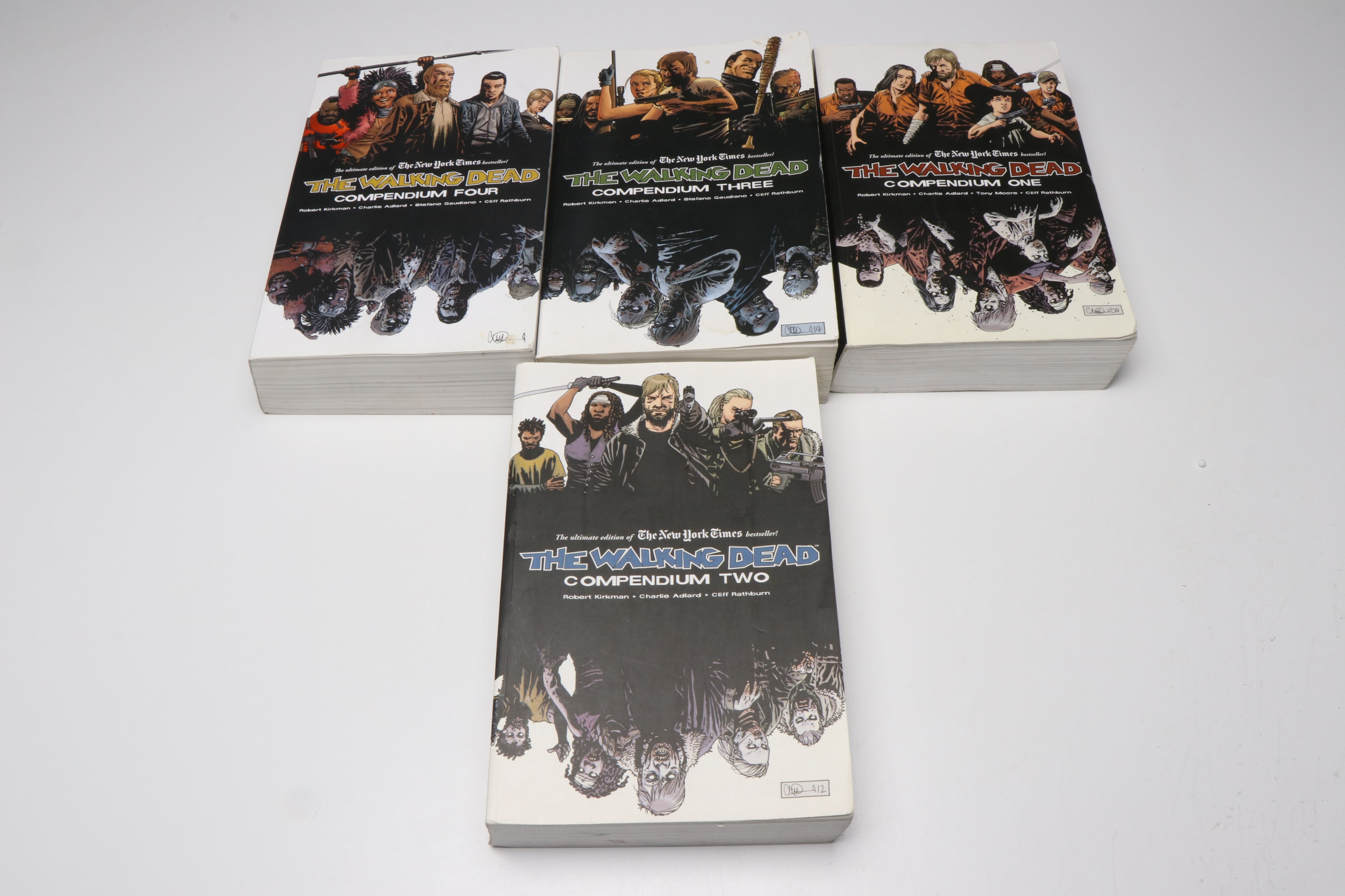 Image Comics "The Walking Dead" Compendia 1–4 by Robert Kirkman