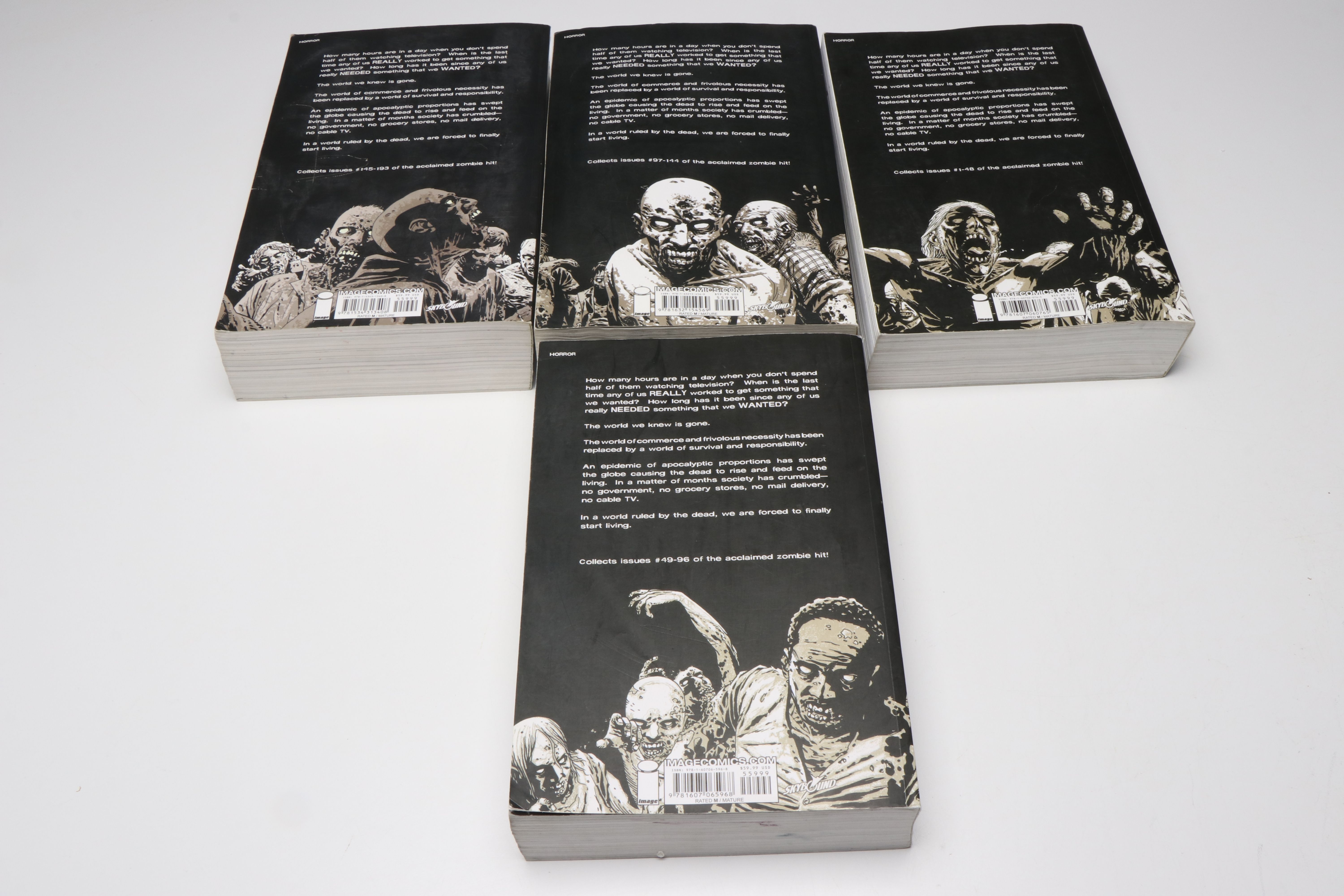 Image Comics "The Walking Dead" Compendia 1–4 by Robert Kirkman