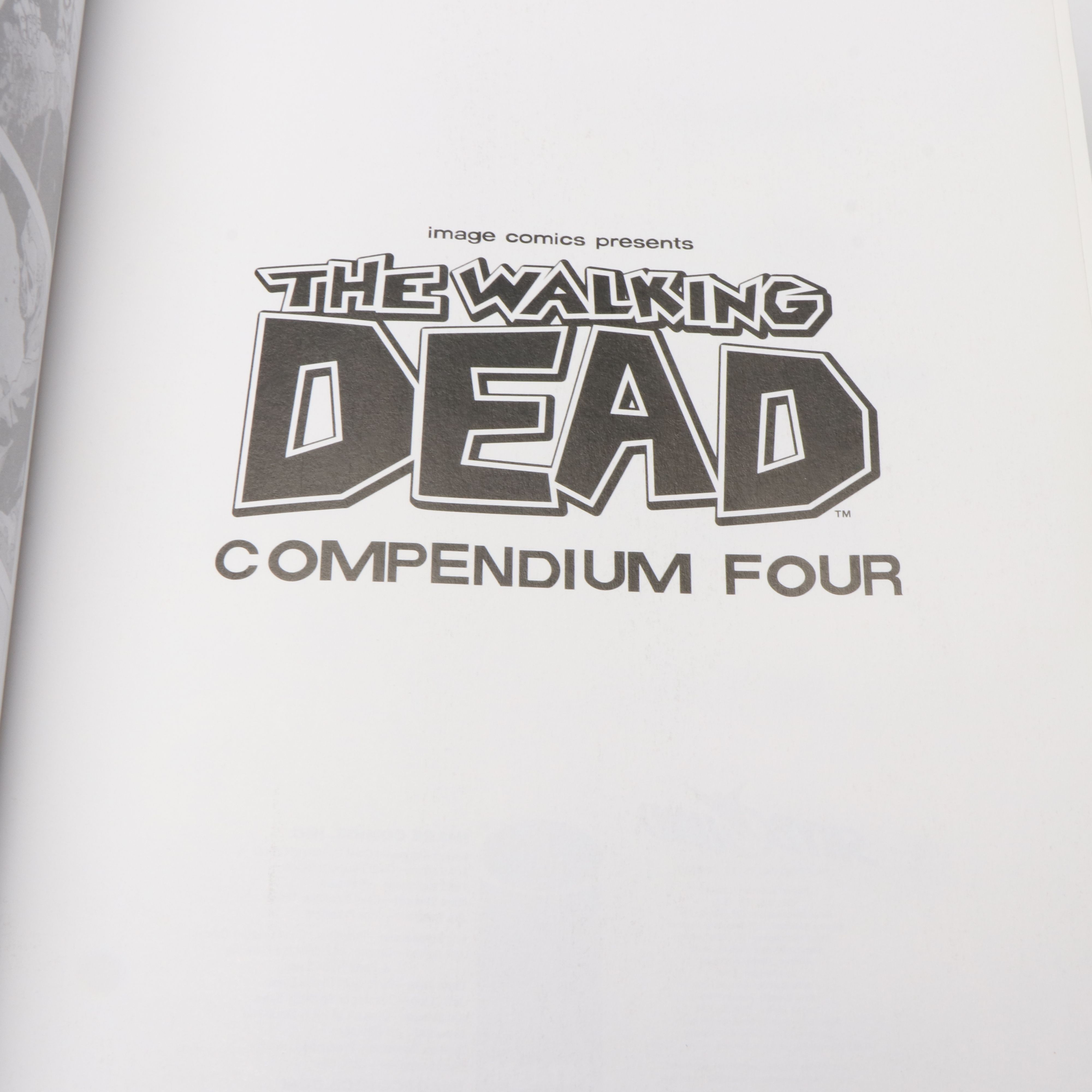 Image Comics "The Walking Dead" Compendia 1–4 by Robert Kirkman