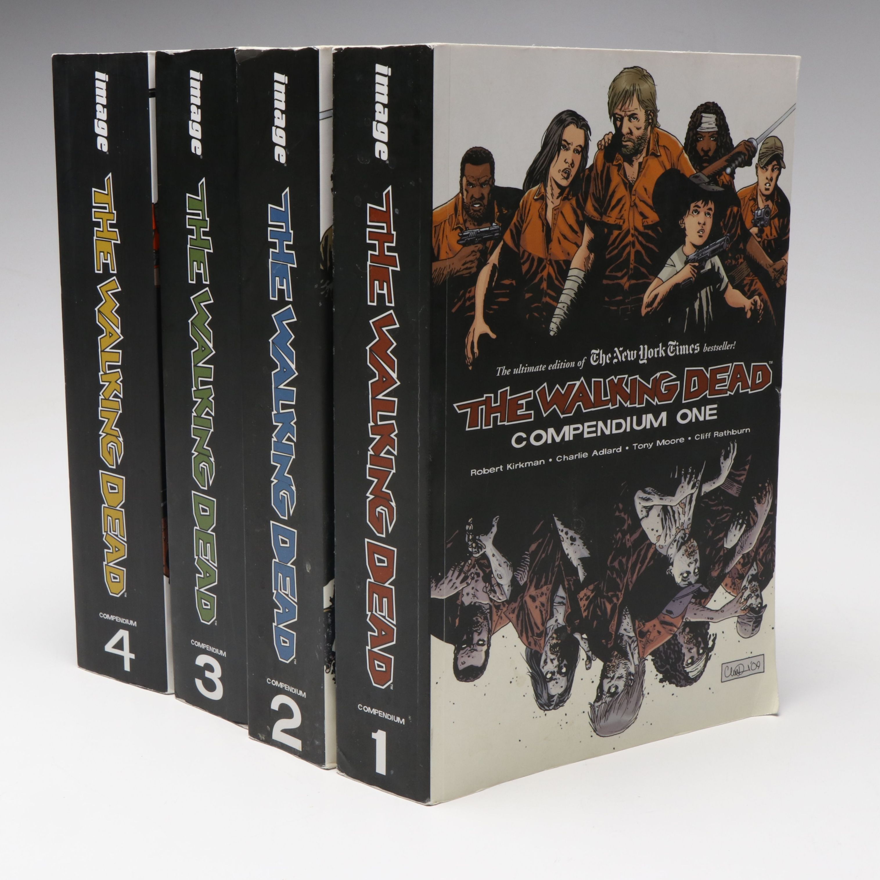 Image Comics "The Walking Dead" Compendia 1–4 by Robert Kirkman