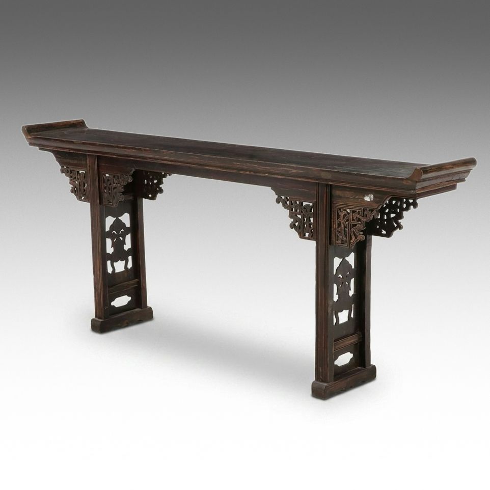 Qing Dynasty Chinese Elm Alter Table