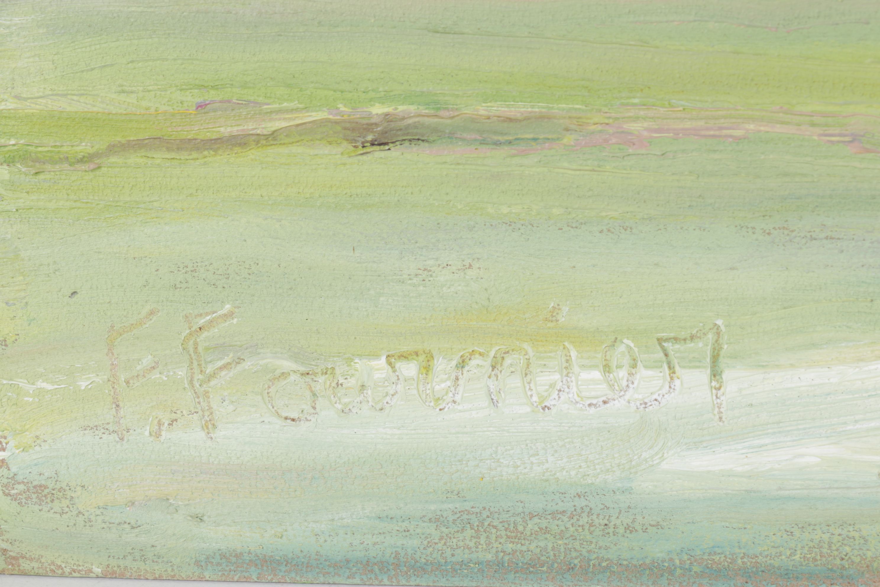 Francois Fournier Impressionist Landscape Oil Painting "The First Colours", 2008