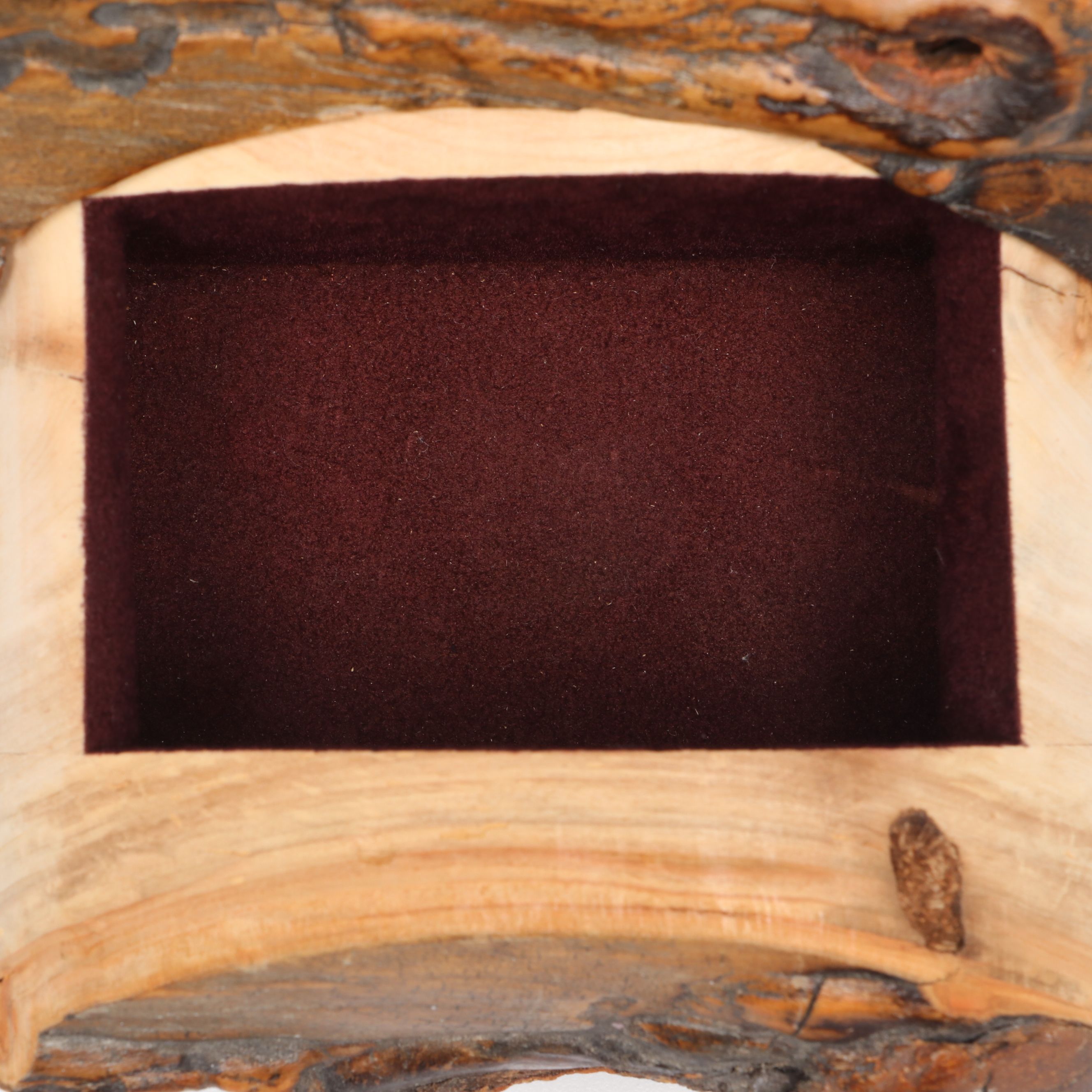 Signed Don Morris Carved Wood Log Box