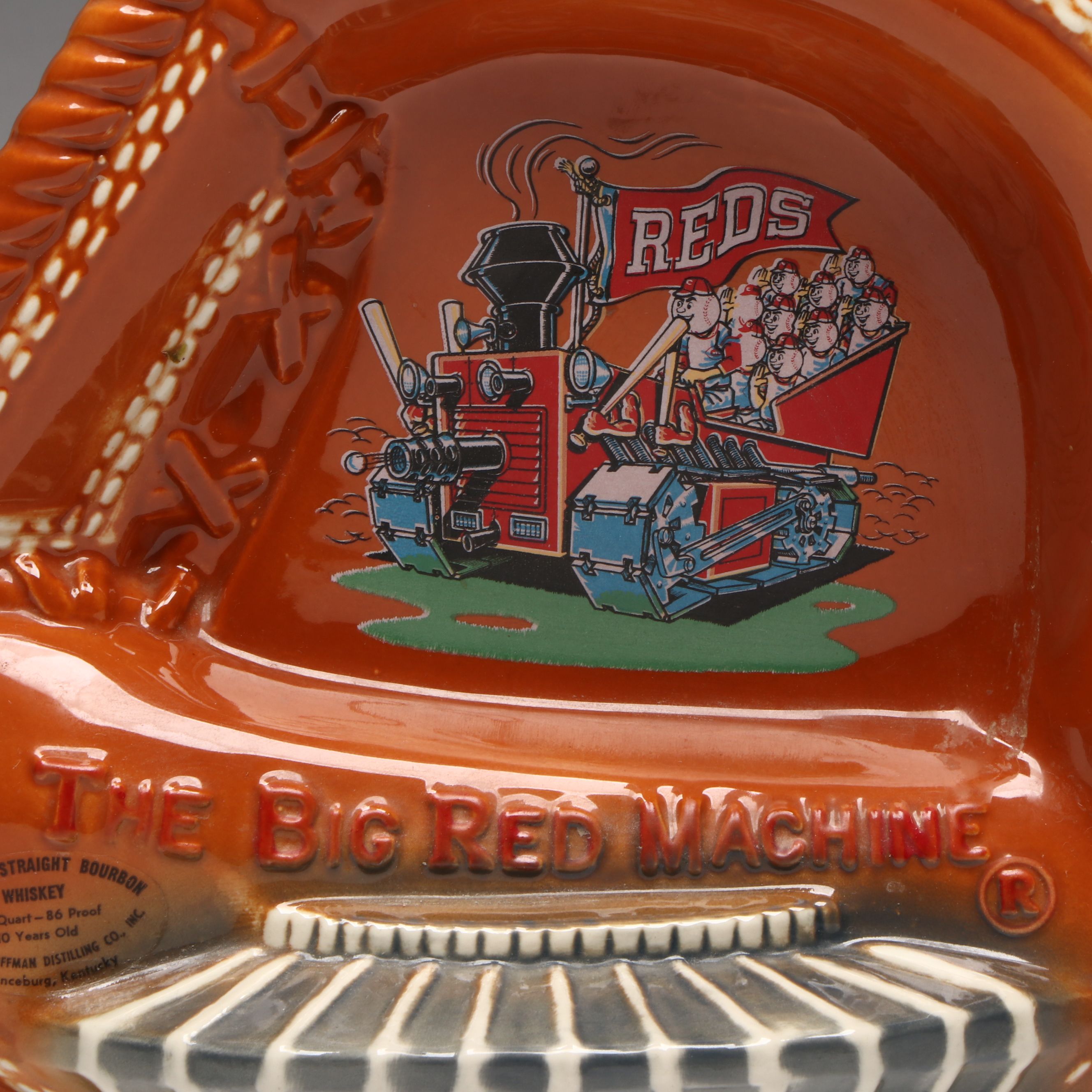 Hoffman Distilling "The Big Red Machine" Cincinnati Reds Decanter, 1973
