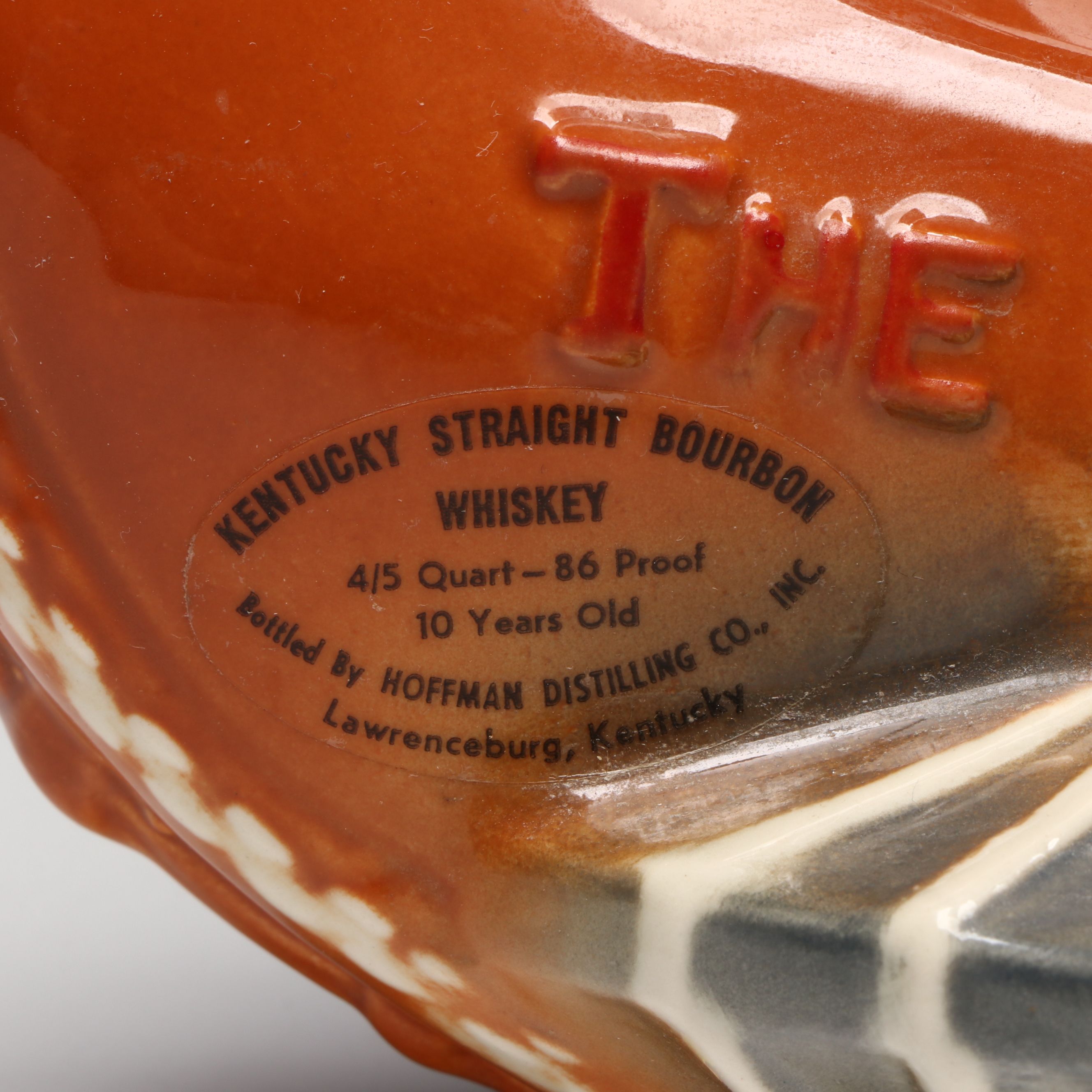 Hoffman Distilling "The Big Red Machine" Cincinnati Reds Decanter, 1973