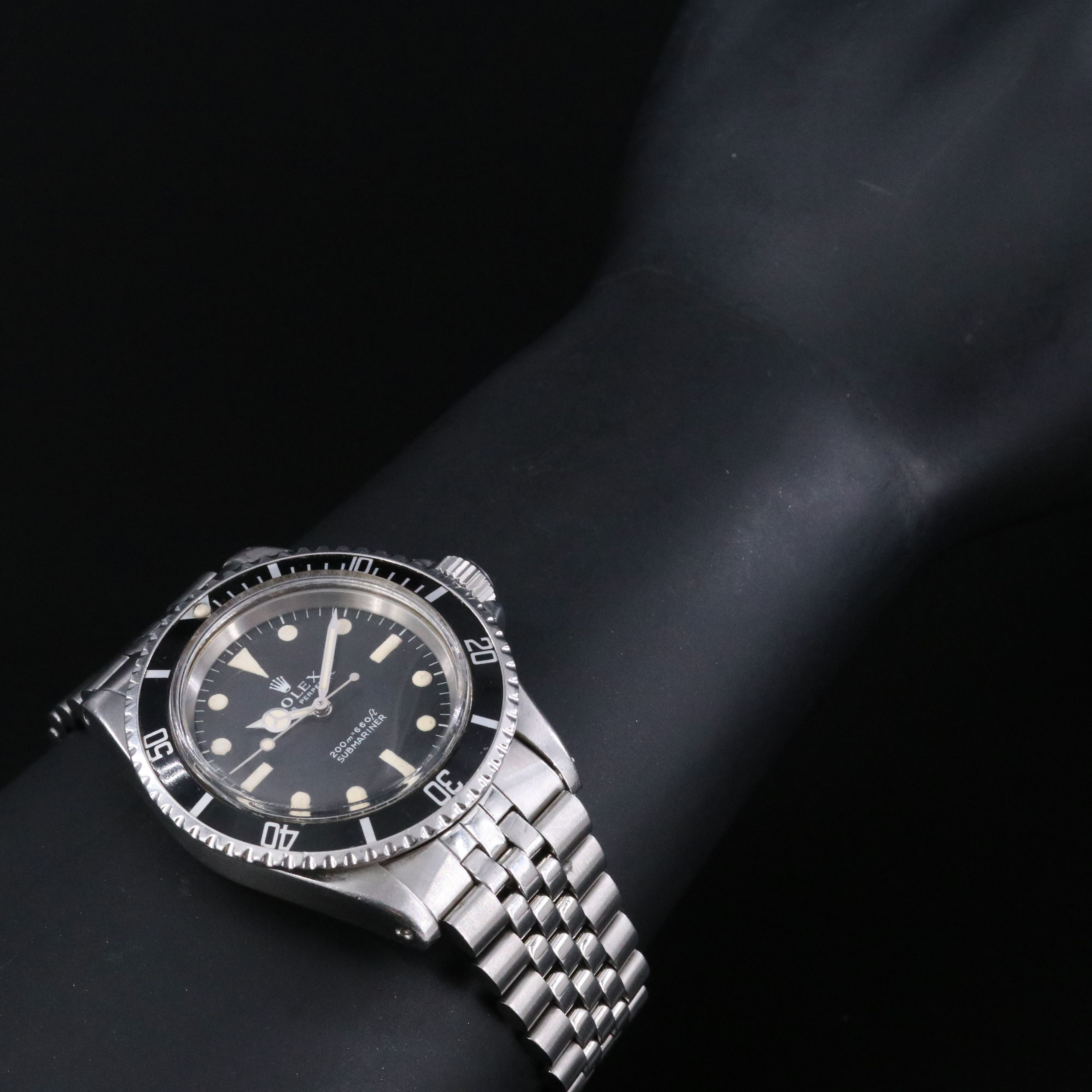 1967 Rolex Submariner Meters First Matte Black Dial Model 5513 Watch