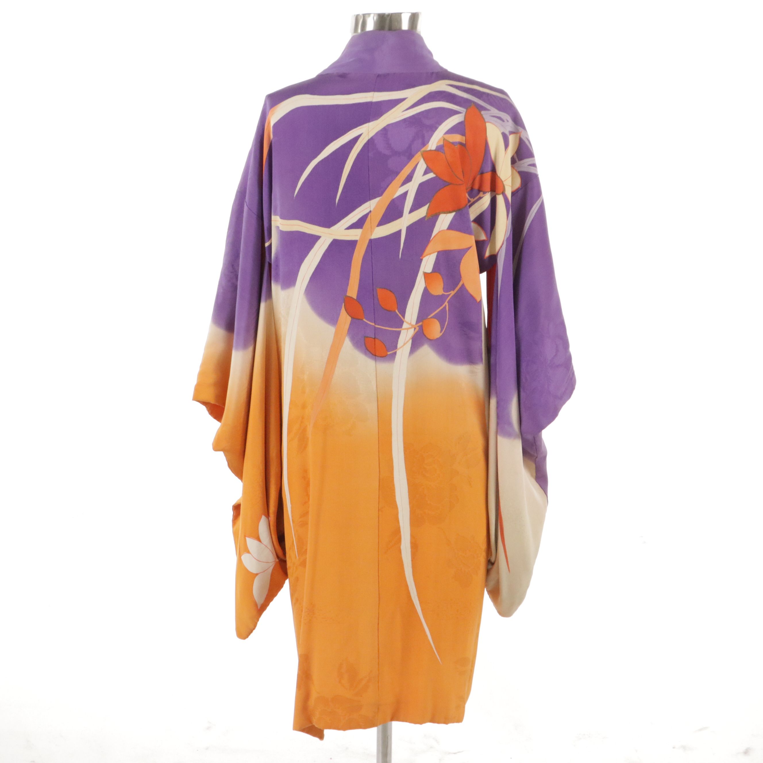 Japanese Dyed Silk Jacquard Haori