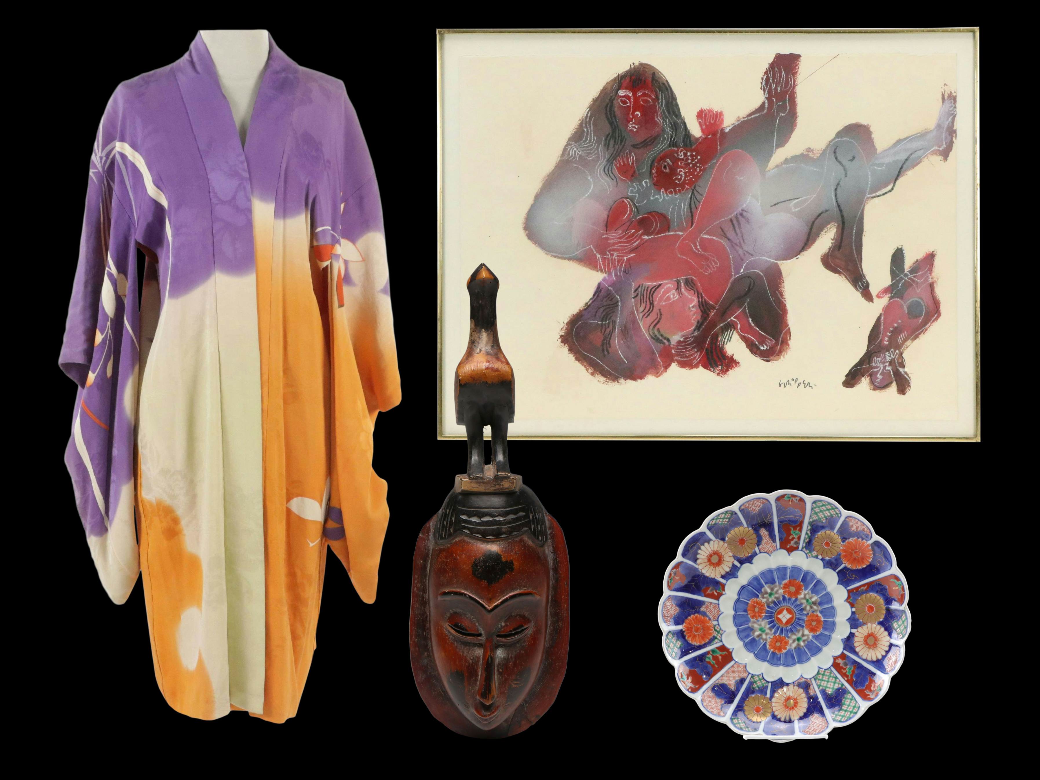 The Global Bohemian: Artwork, Jewelry, Textiles, Rugs & Decorative Objects