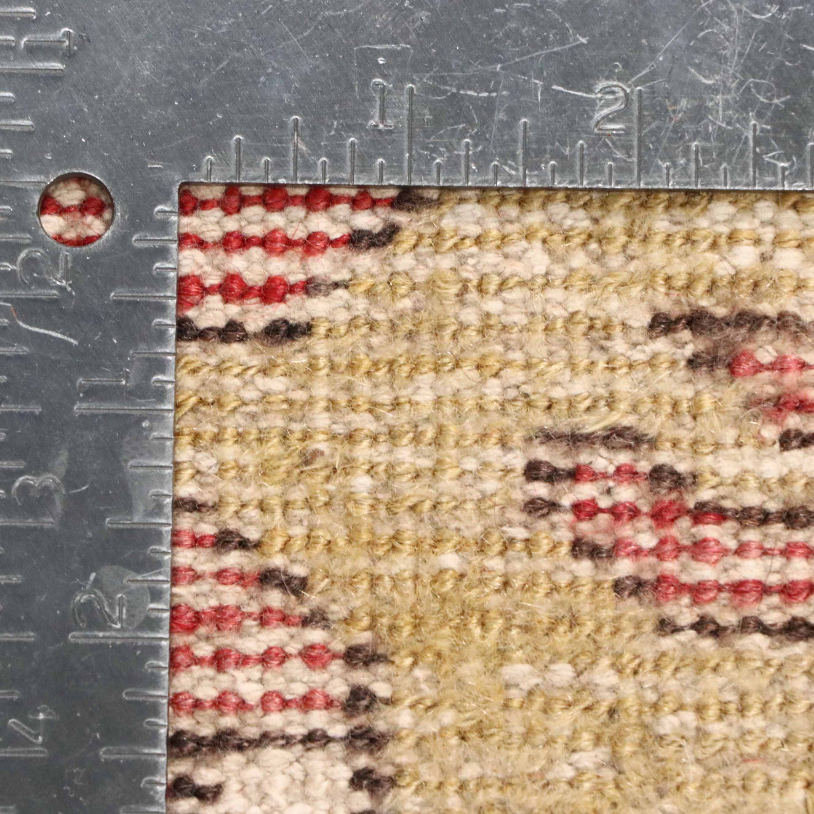 4'6 x 7'9 Hand-Knotted Turkish Oushak Area Rug