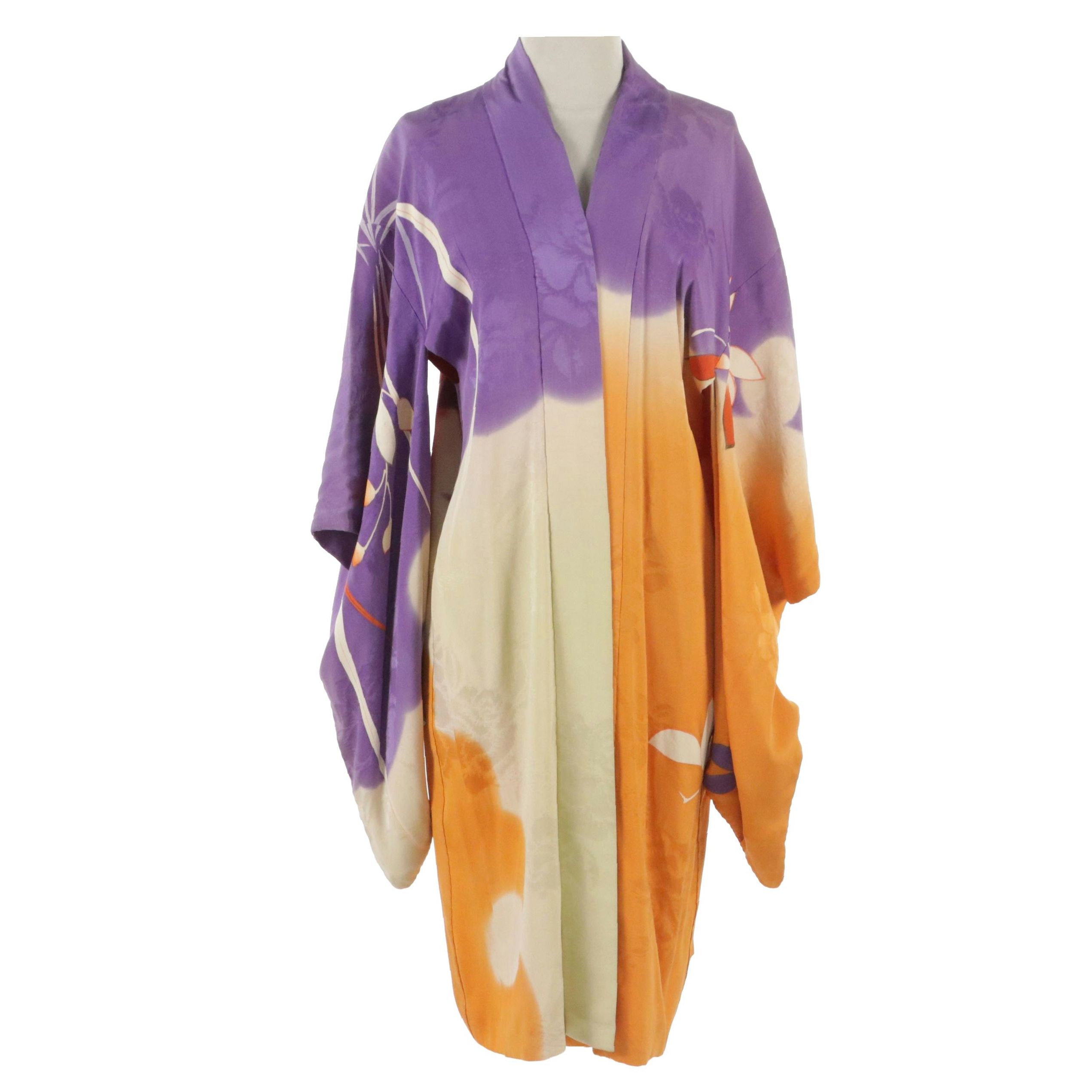Japanese Dyed Silk Jacquard Haori