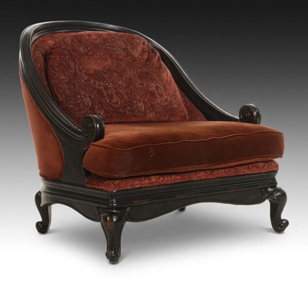 Haverty's French Provincial Style Oversize Armchair, 21st Century
