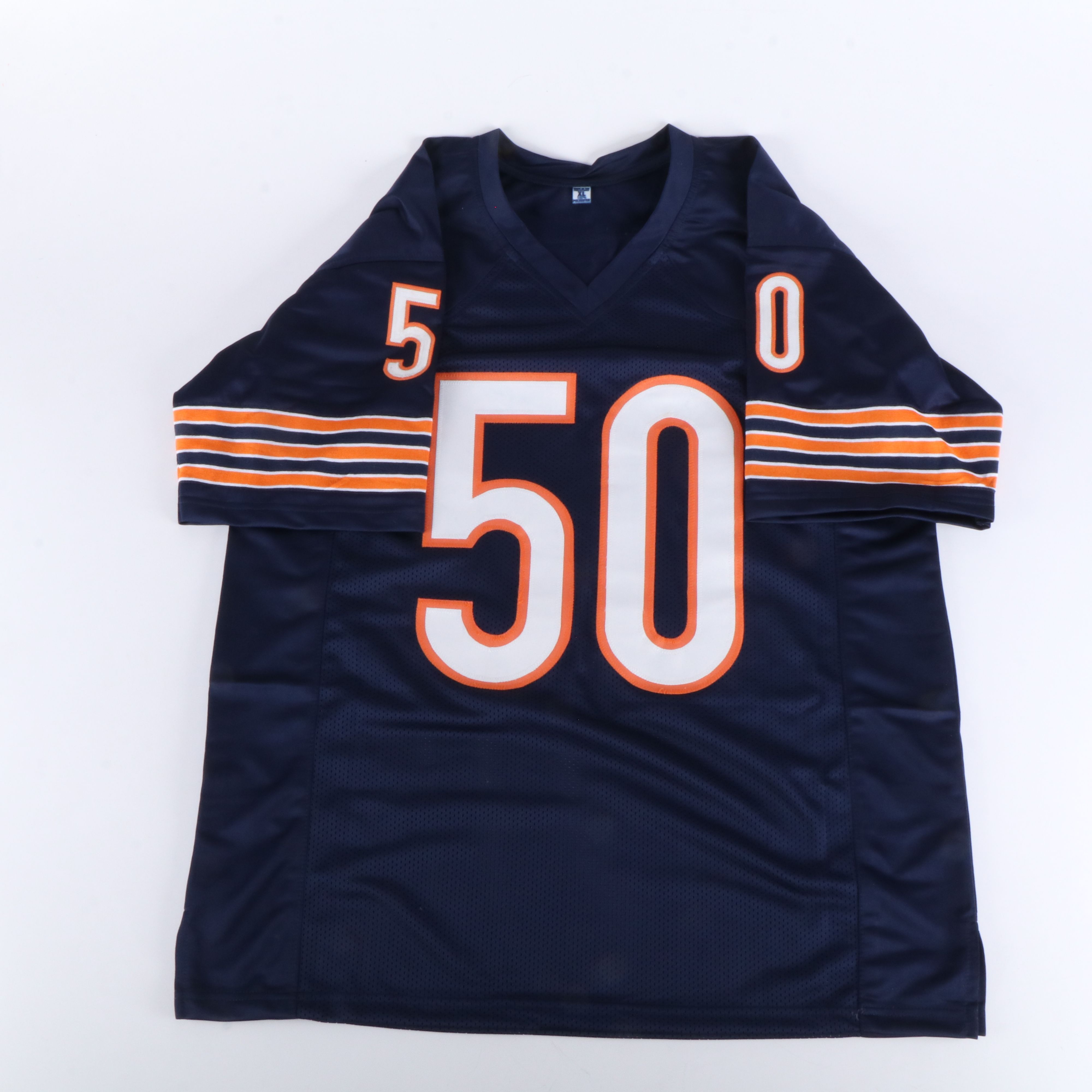 Mike Singletary Signed Chicago Bears Football Jersey, Beckett