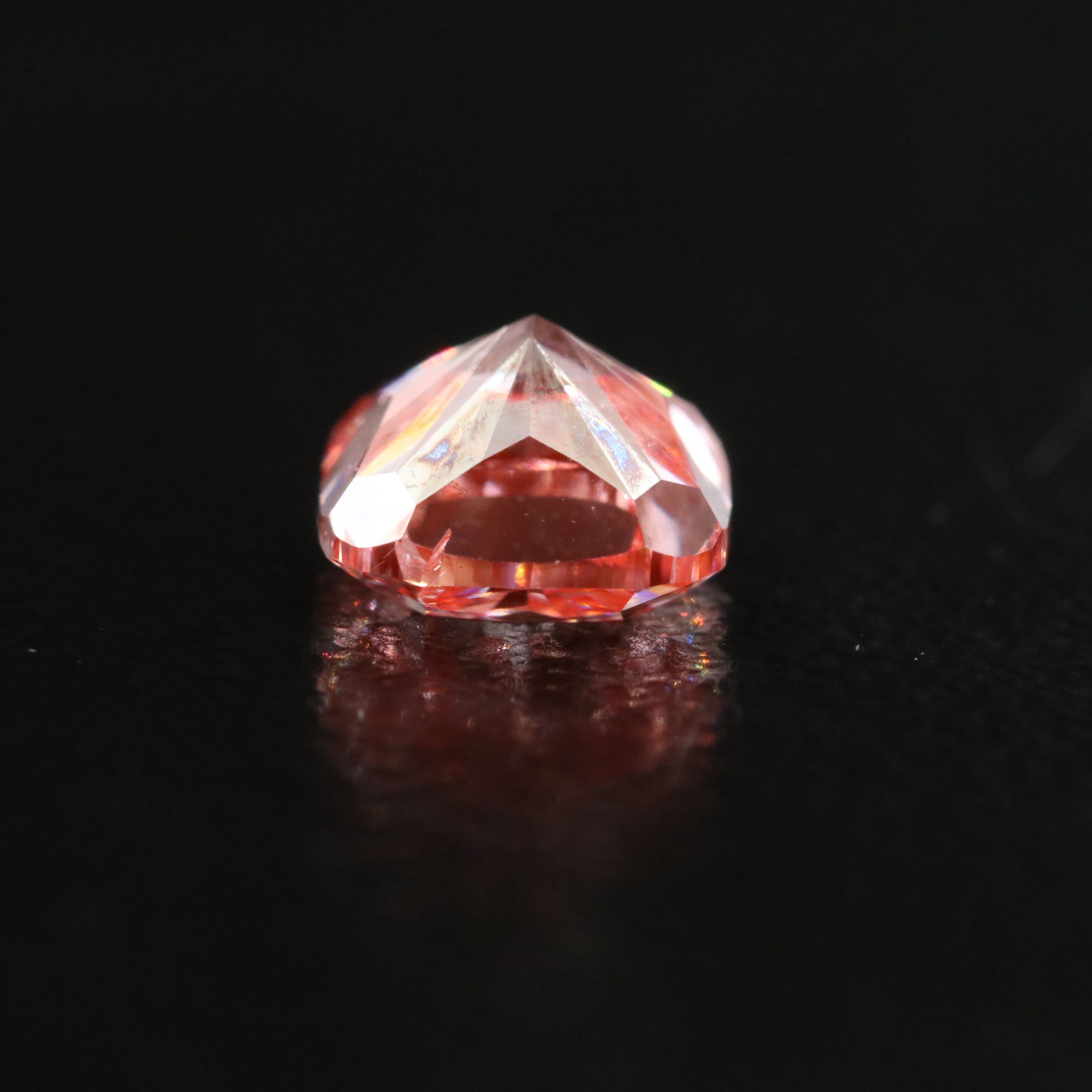 Loose 1.01 CT Lab Grown Fancy Vivid Pink Diamond with IGI Report