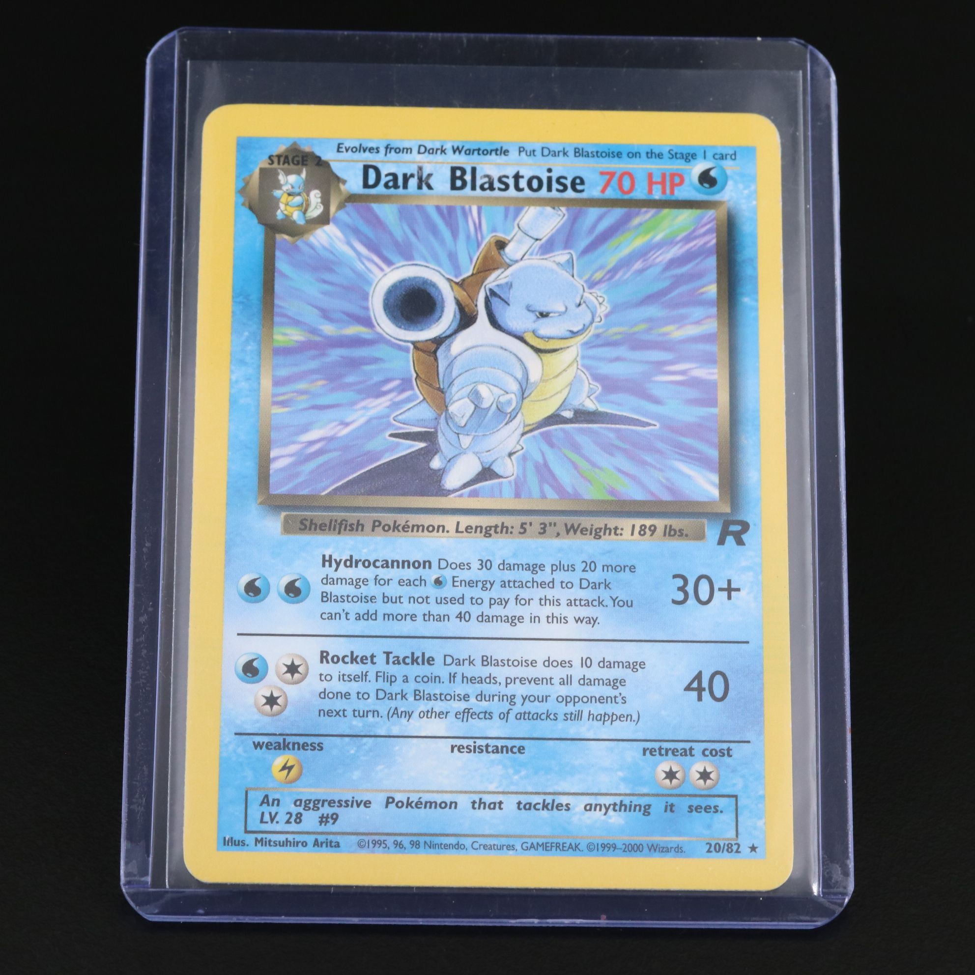 Team Rocket Dark Blastoise Pokémon Card