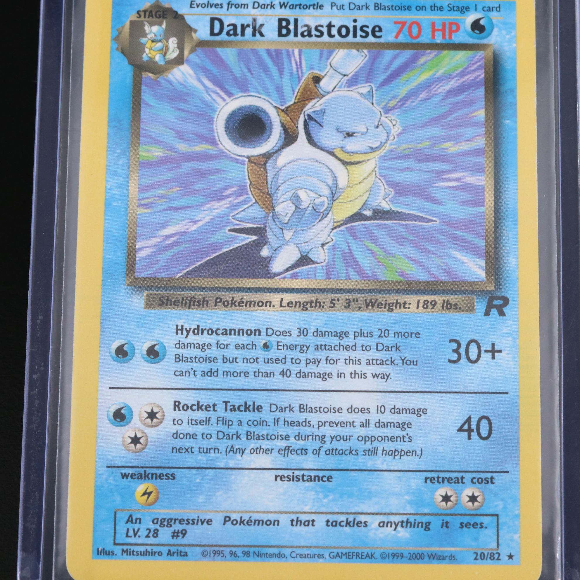 Team Rocket Dark Blastoise Pokémon Card