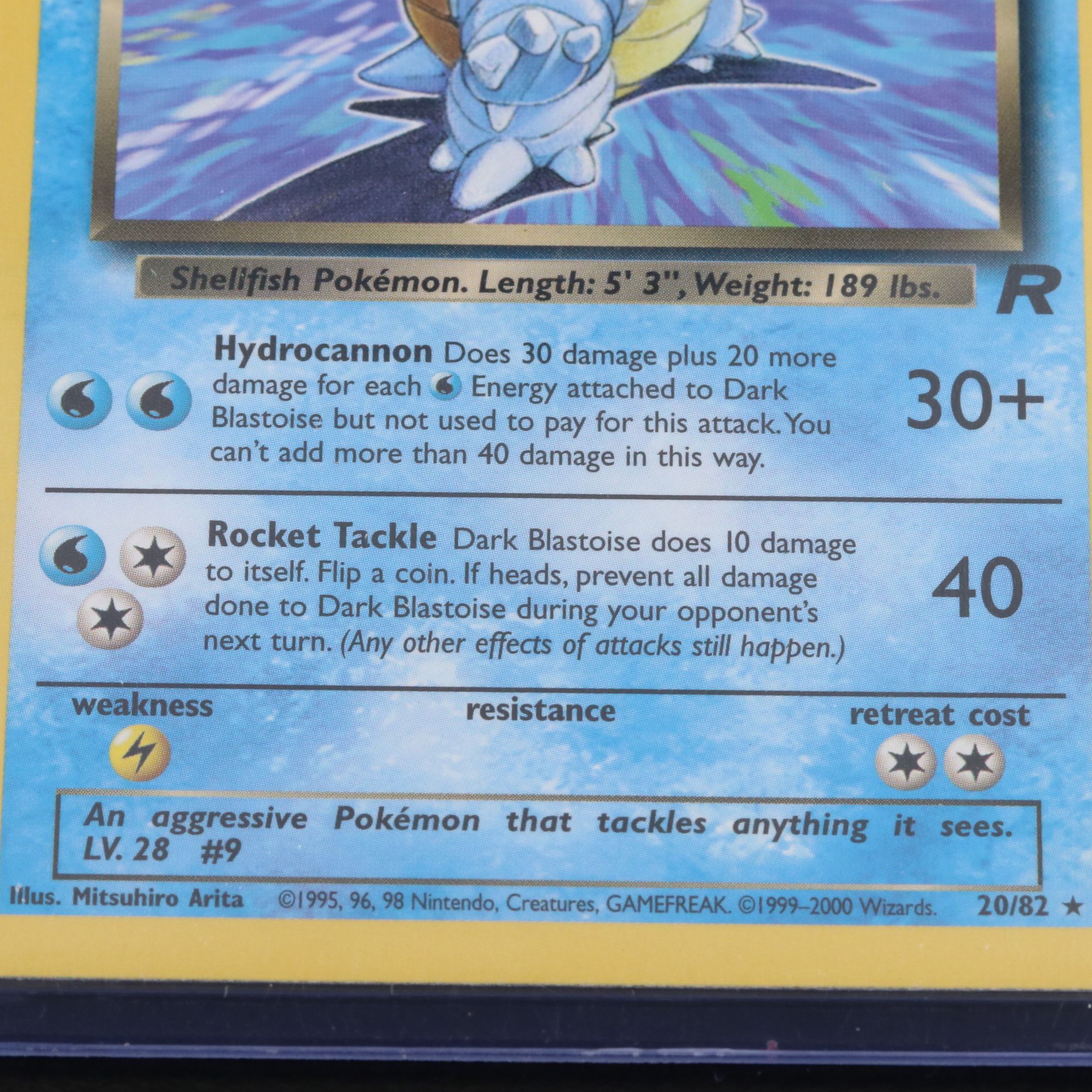 Team Rocket Dark Blastoise Pokémon Card
