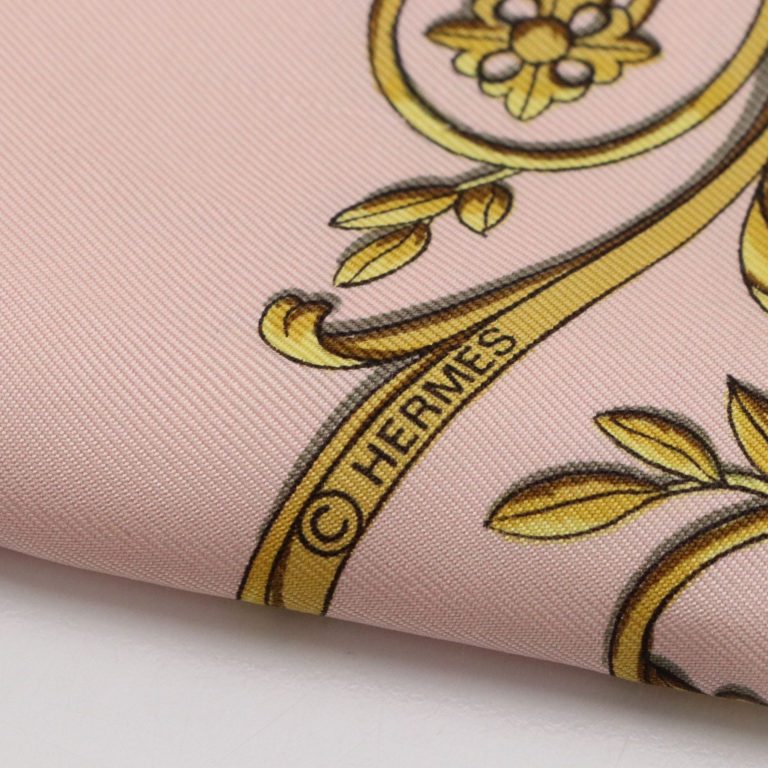 Hermès "La Promenade de Longchamps" Scarf 90 in Silk Twill with Box